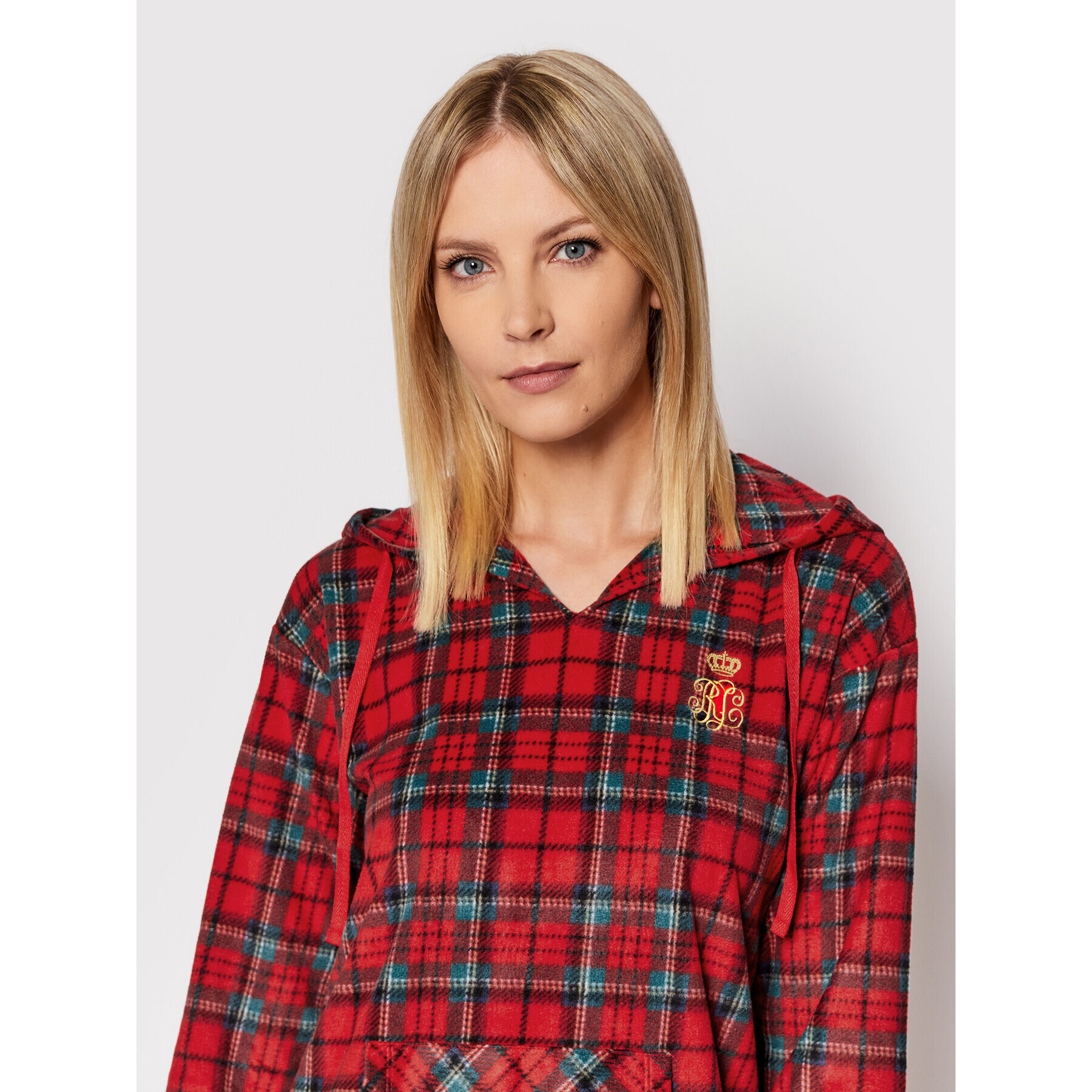 Lauren Ralph Lauren Cămașă de noapte ILN02142 Roșu Regular Fit - Pled.ro