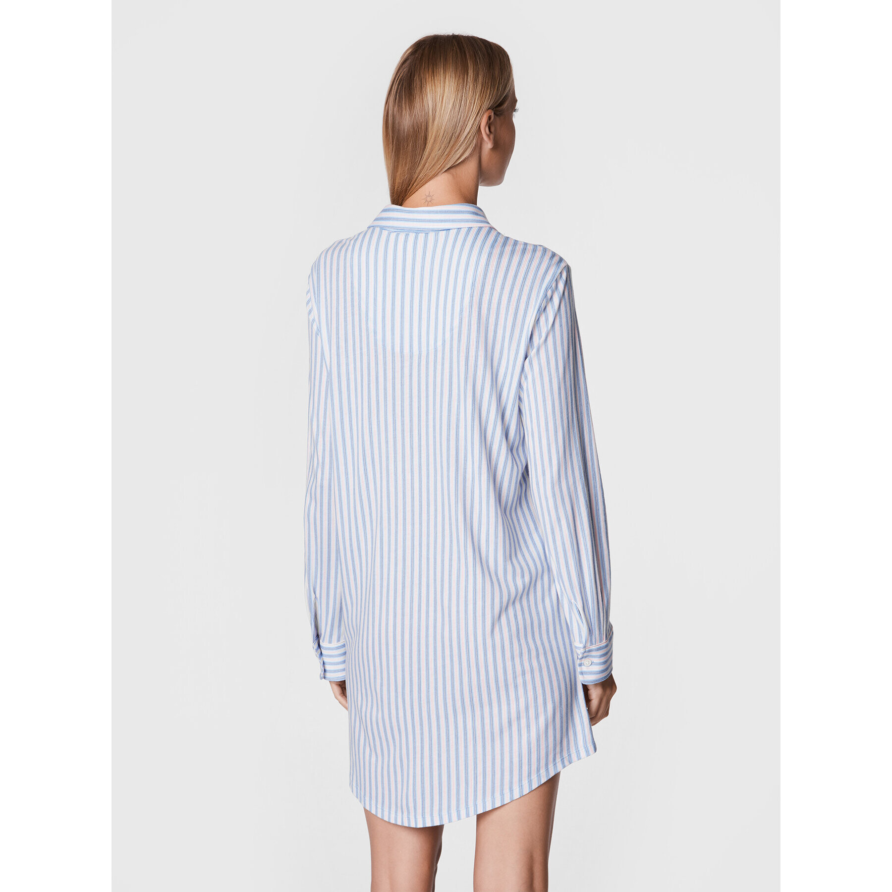 Lauren Ralph Lauren Cămașă de noapte ILN32190 Albastru Regular Fit - Pled.ro