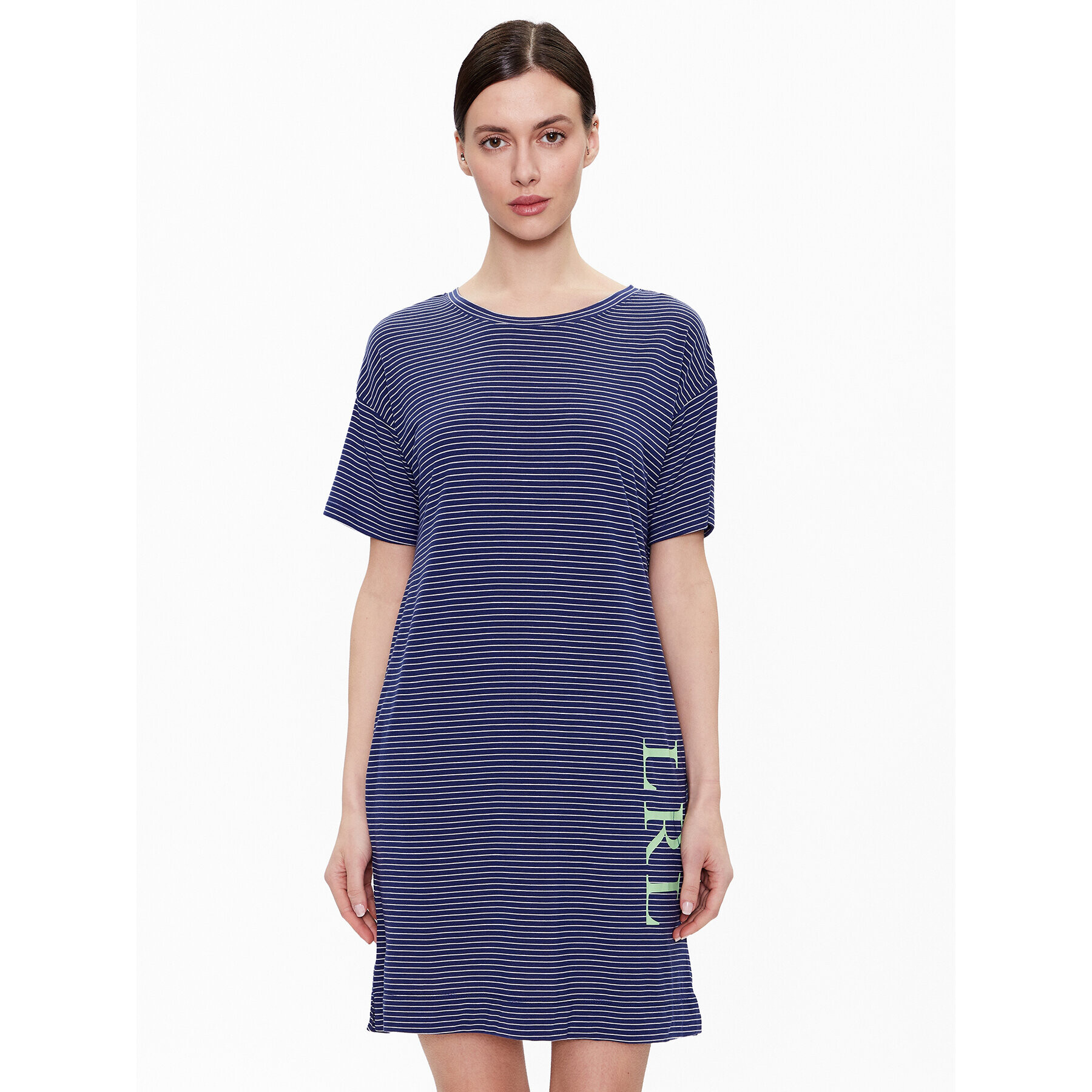 Lauren Ralph Lauren Cămașă de noapte ILN32240 Bleumarin Regular Fit - Pled.ro