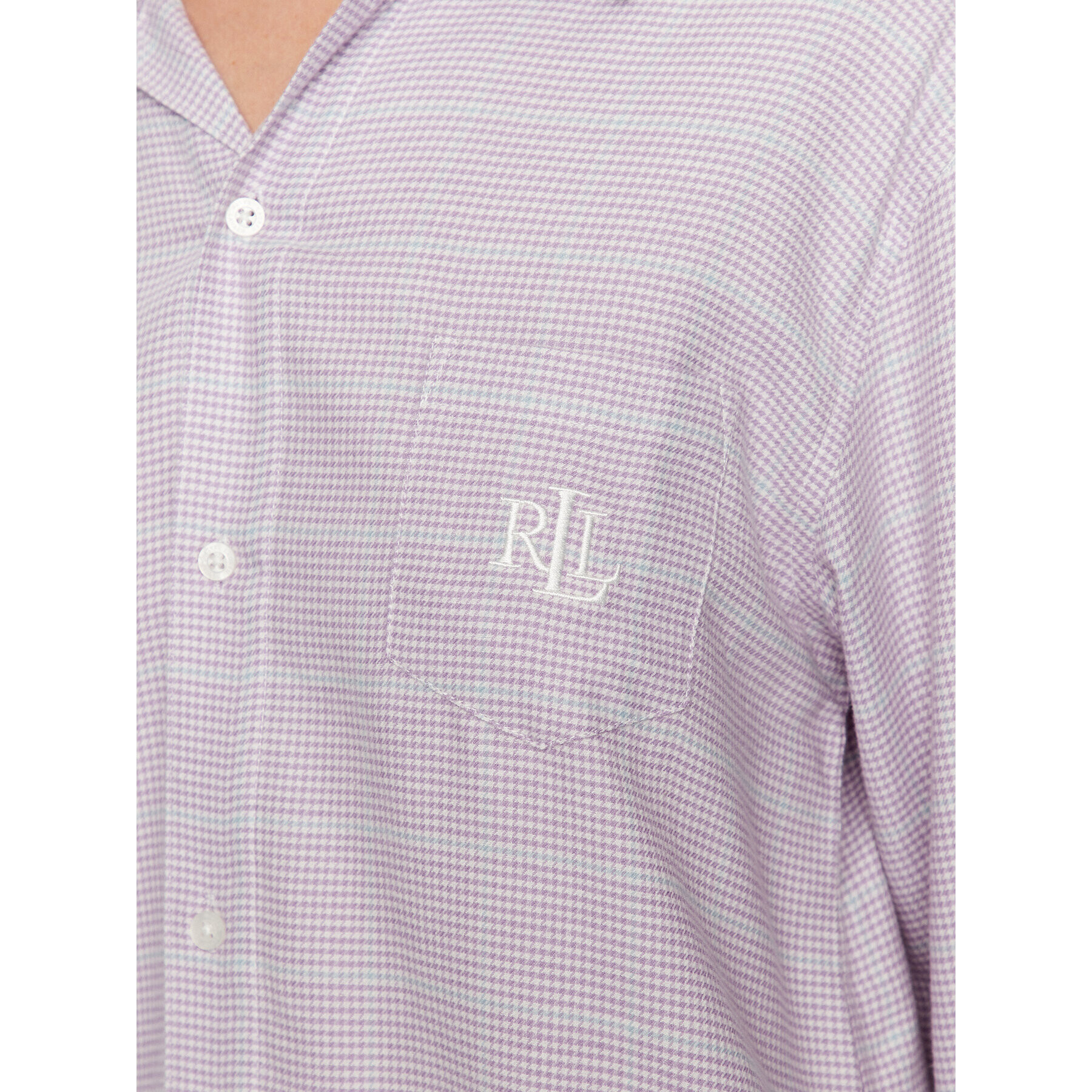 Lauren Ralph Lauren Cămașă de noapte ILN32271 Violet Regular Fit - Pled.ro