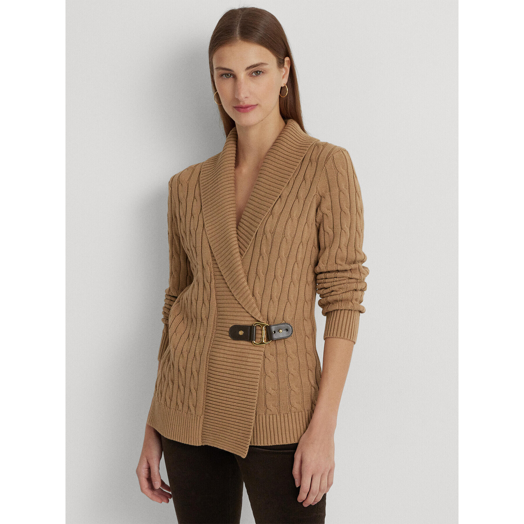 Lauren Ralph Lauren Cardigan 200808258002 Bej Regular Fit - Pled.ro