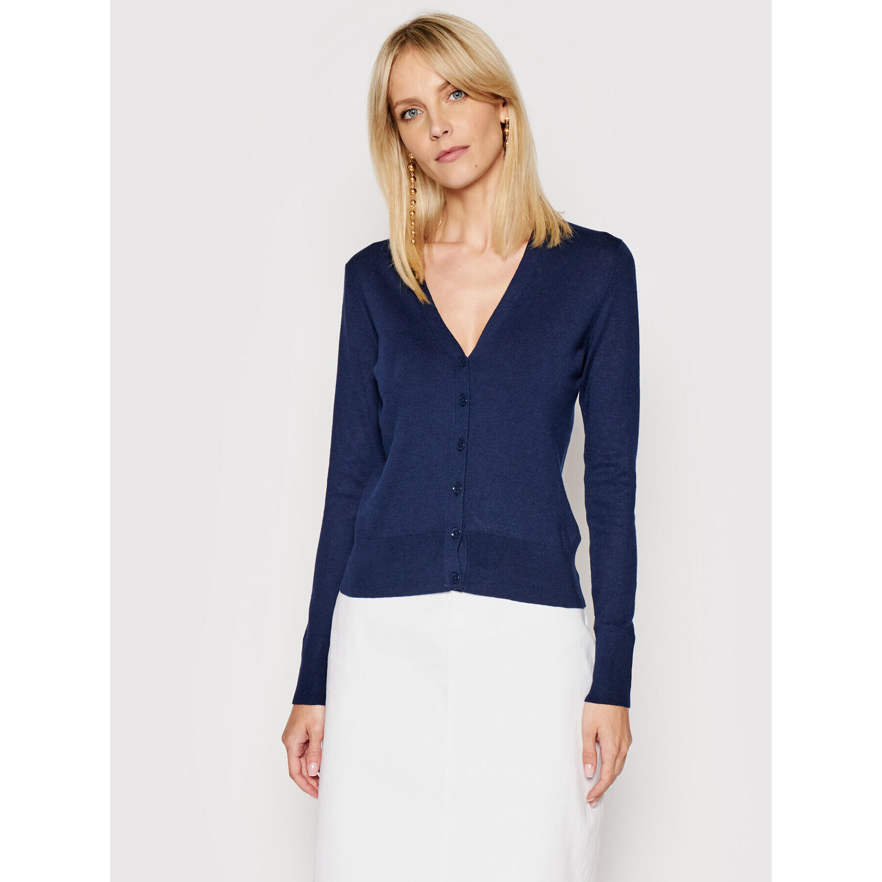 Lauren Ralph Lauren Cardigan 200831710001 Bleumarin Regular Fit - Pled.ro