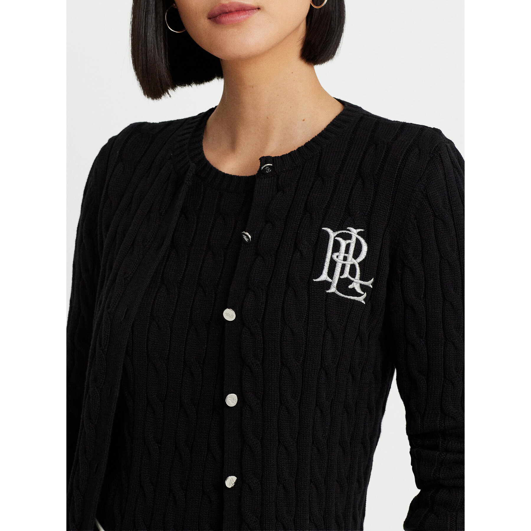 Lauren Ralph Lauren Cardigan 200932225003 Negru Slim Fit - Pled.ro