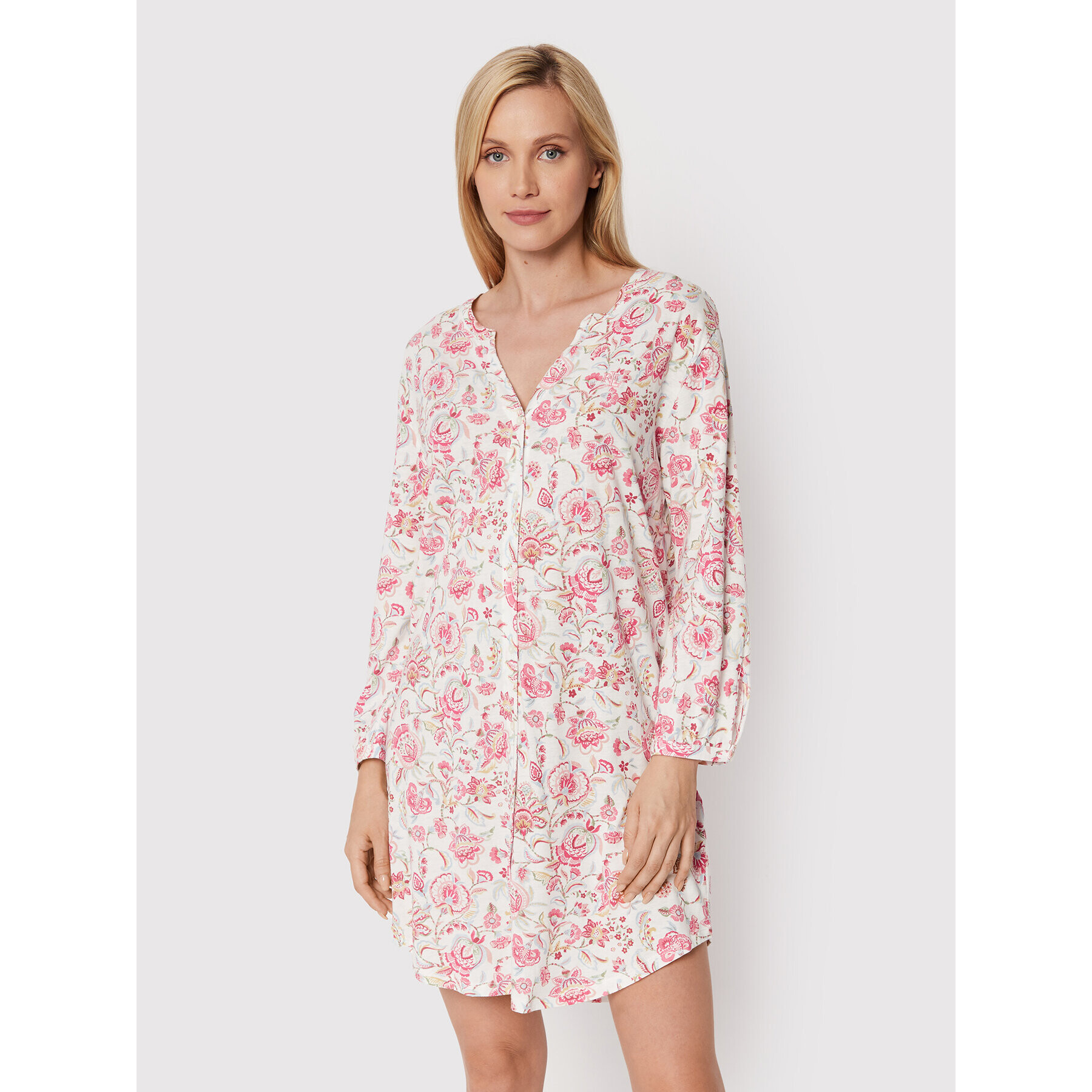 Lauren Ralph Lauren Cămașă de noapte ILN32187 Colorat Regular Fit - Pled.ro