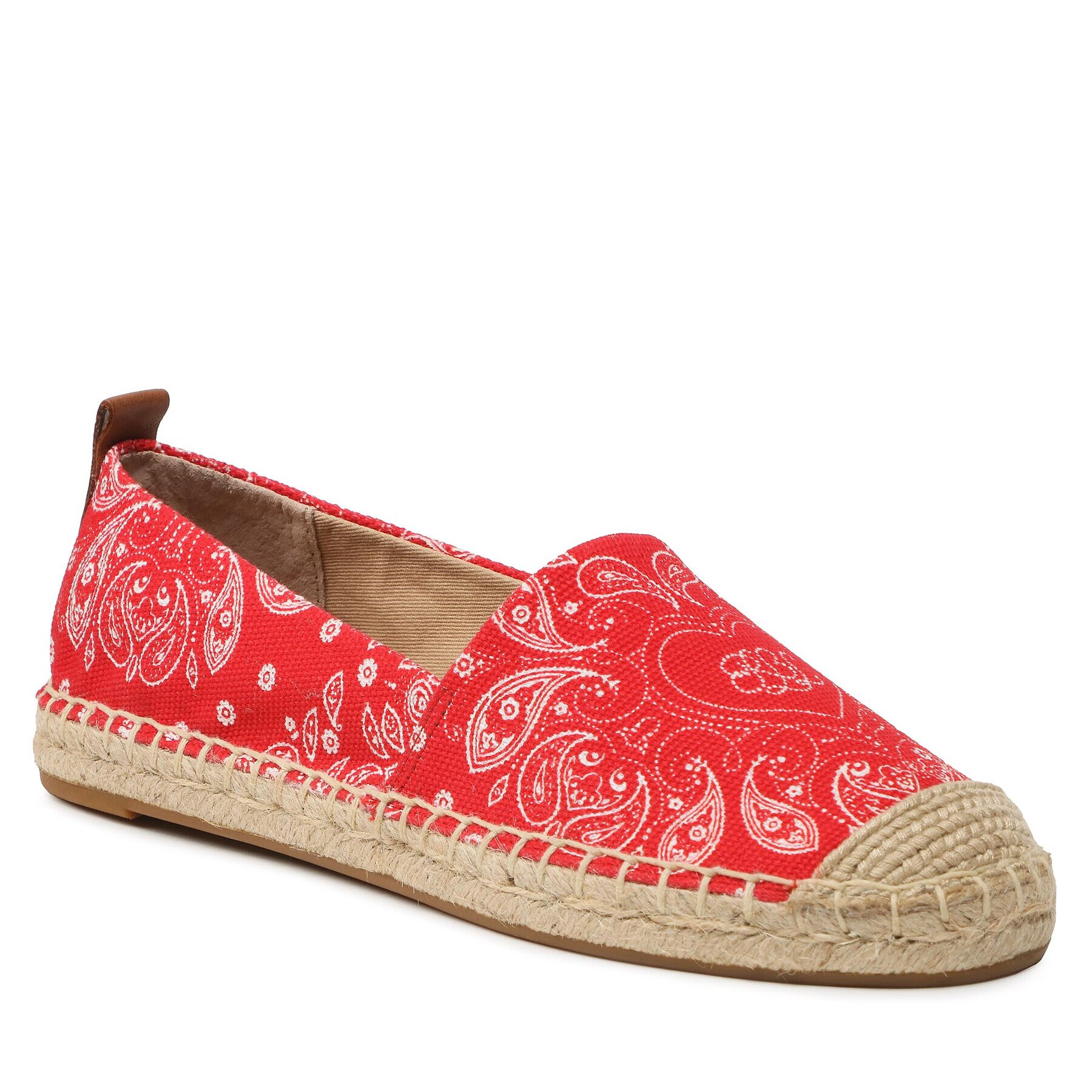 Lauren Ralph Lauren Espadrile Cameryn III 802891444001 Roșu - Pled.ro