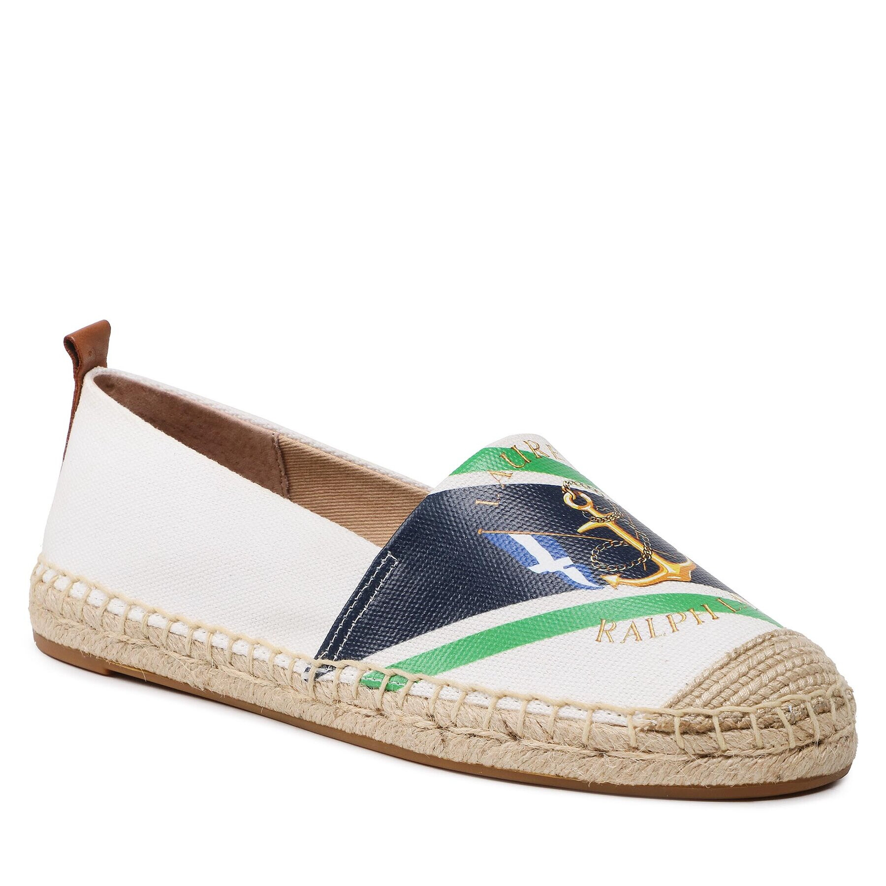 Lauren Ralph Lauren Espadrile Cameryn III 802891445001 Alb - Pled.ro