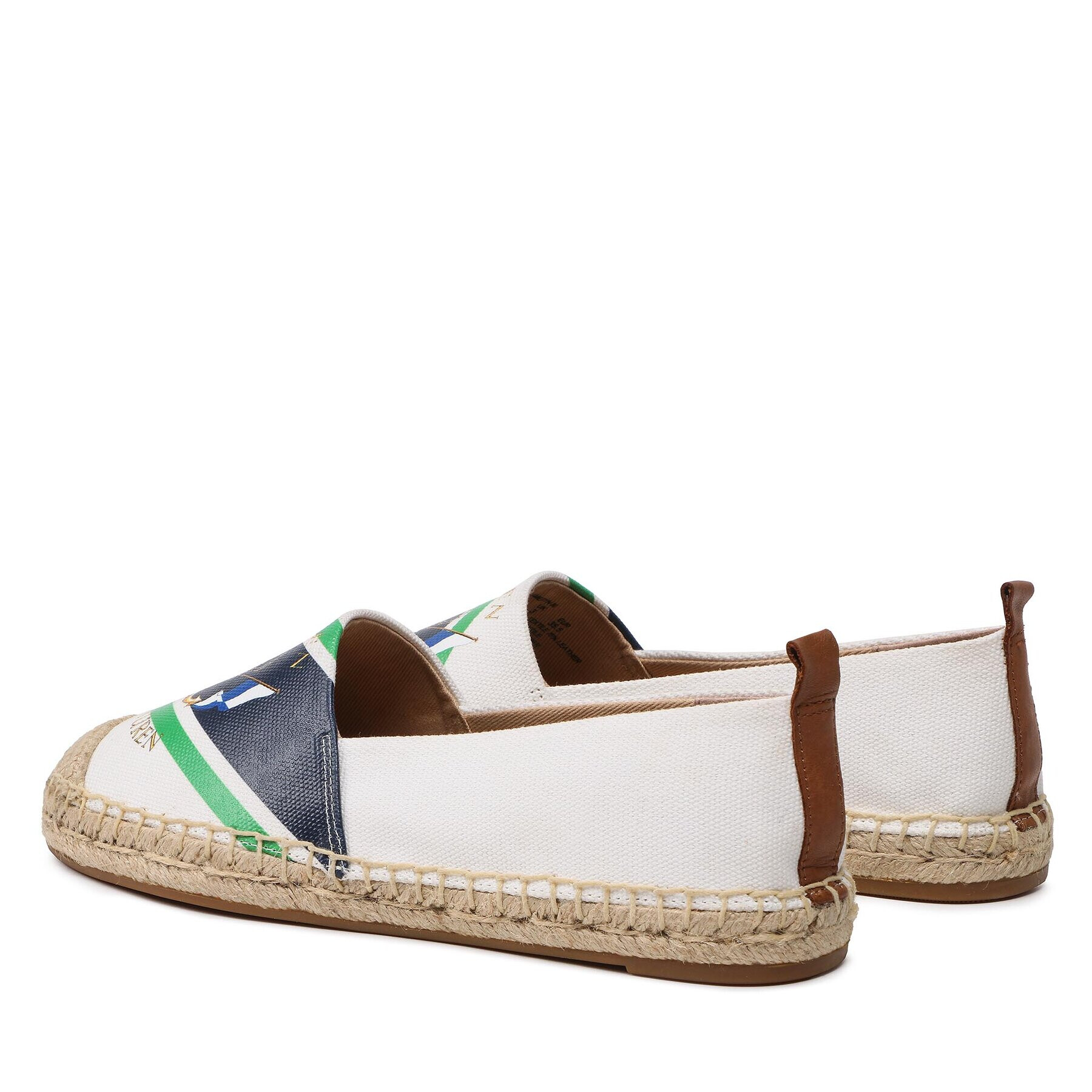 Lauren Ralph Lauren Espadrile Cameryn III 802891445001 Alb - Pled.ro