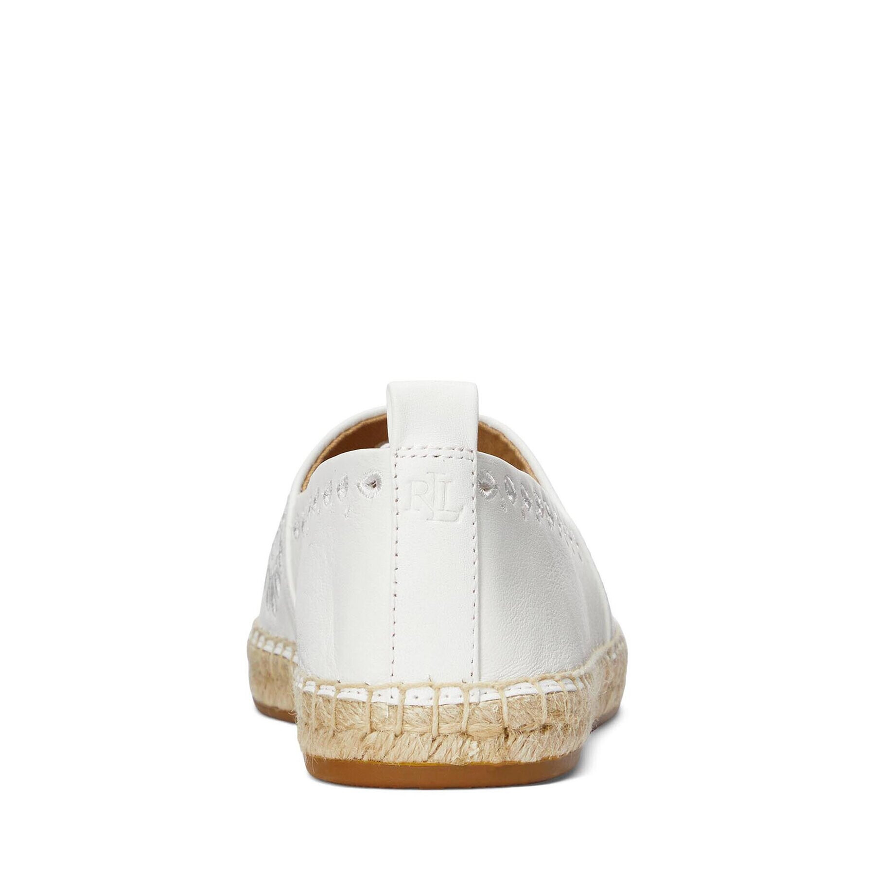 Lauren Ralph Lauren Espadrile Espadrilles 802904429001 Alb - Pled.ro