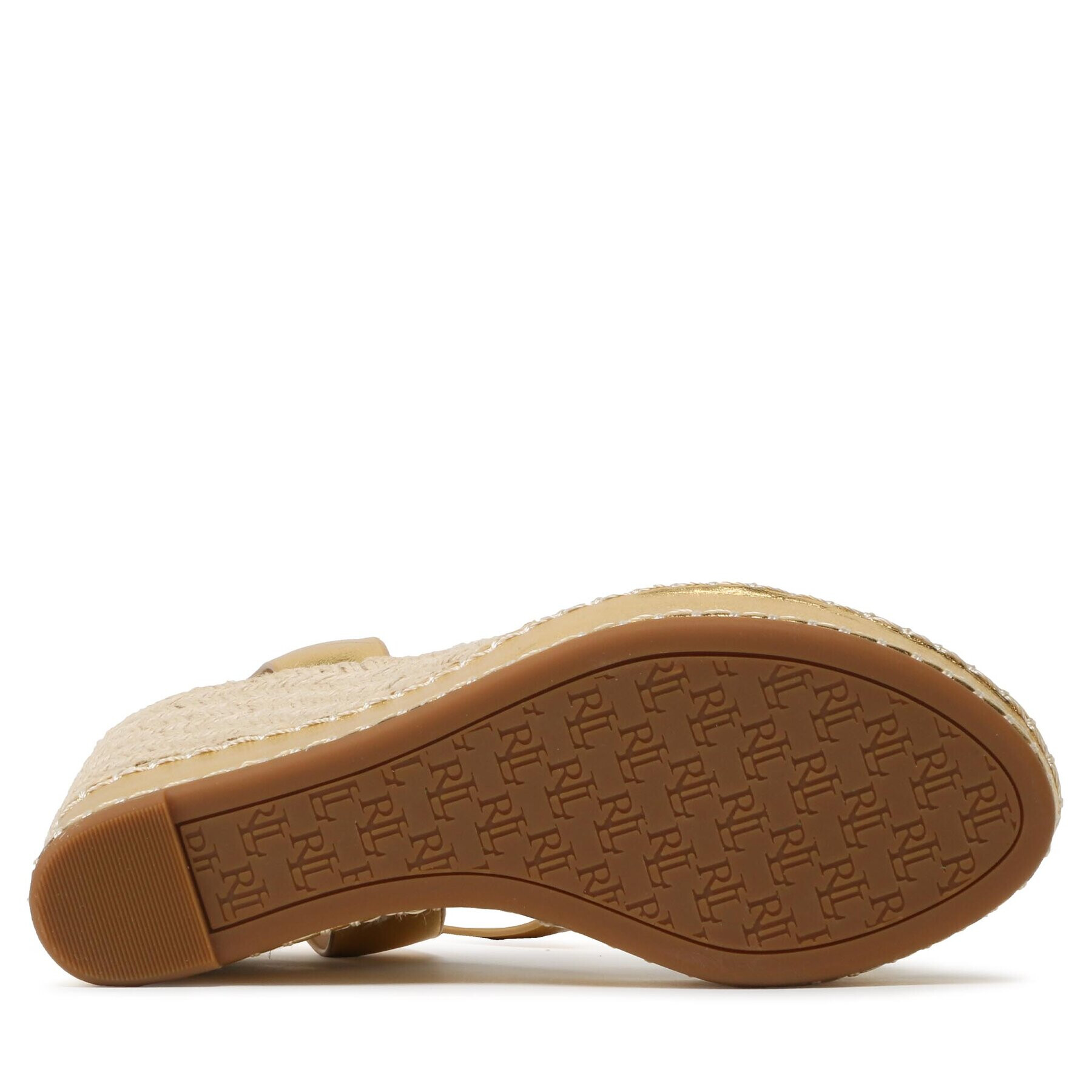 Lauren Ralph Lauren Espadrile Hilarie 802898505001 Auriu - Pled.ro