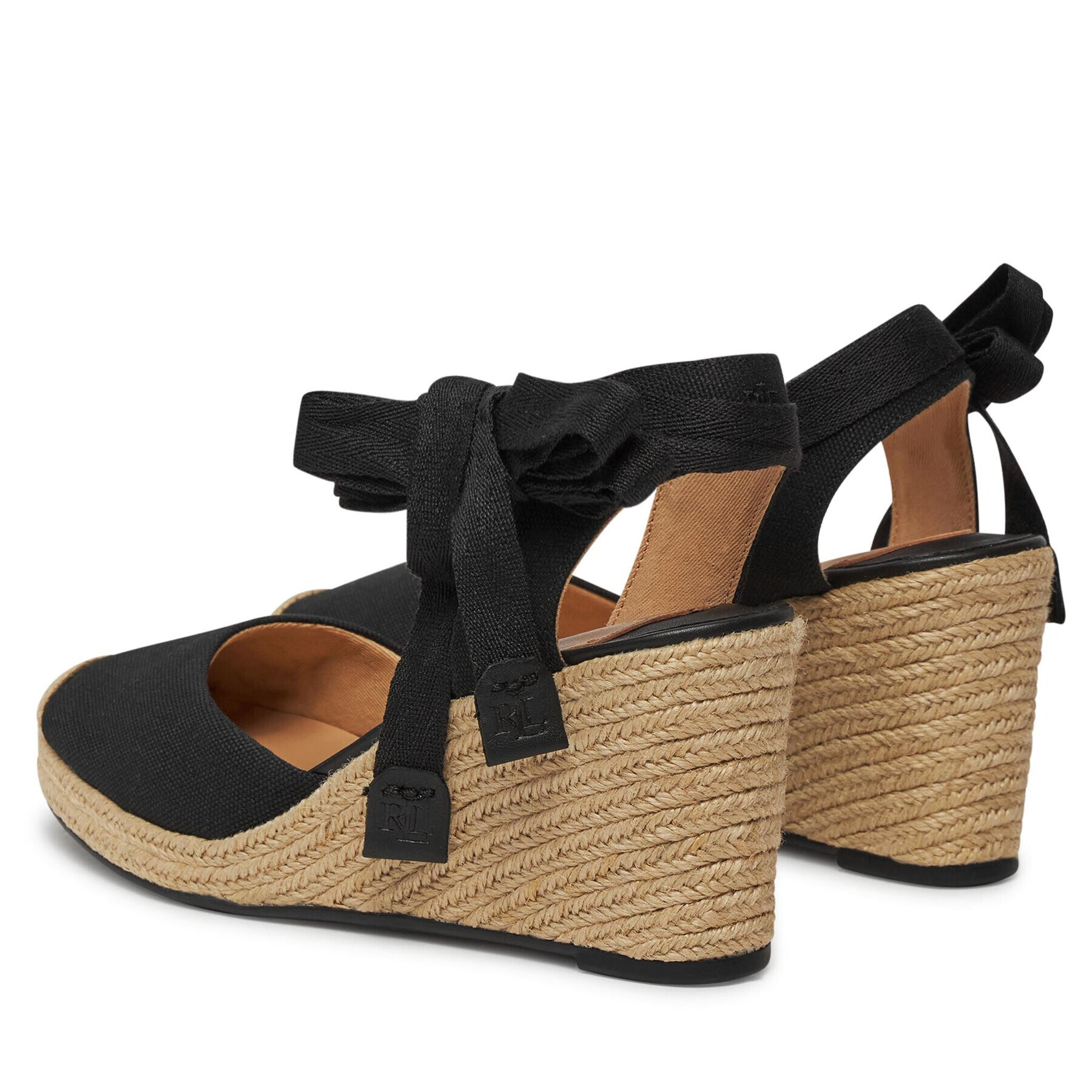 Lauren Ralph Lauren Espadrile Paislee 802925337001 Negru - Pled.ro