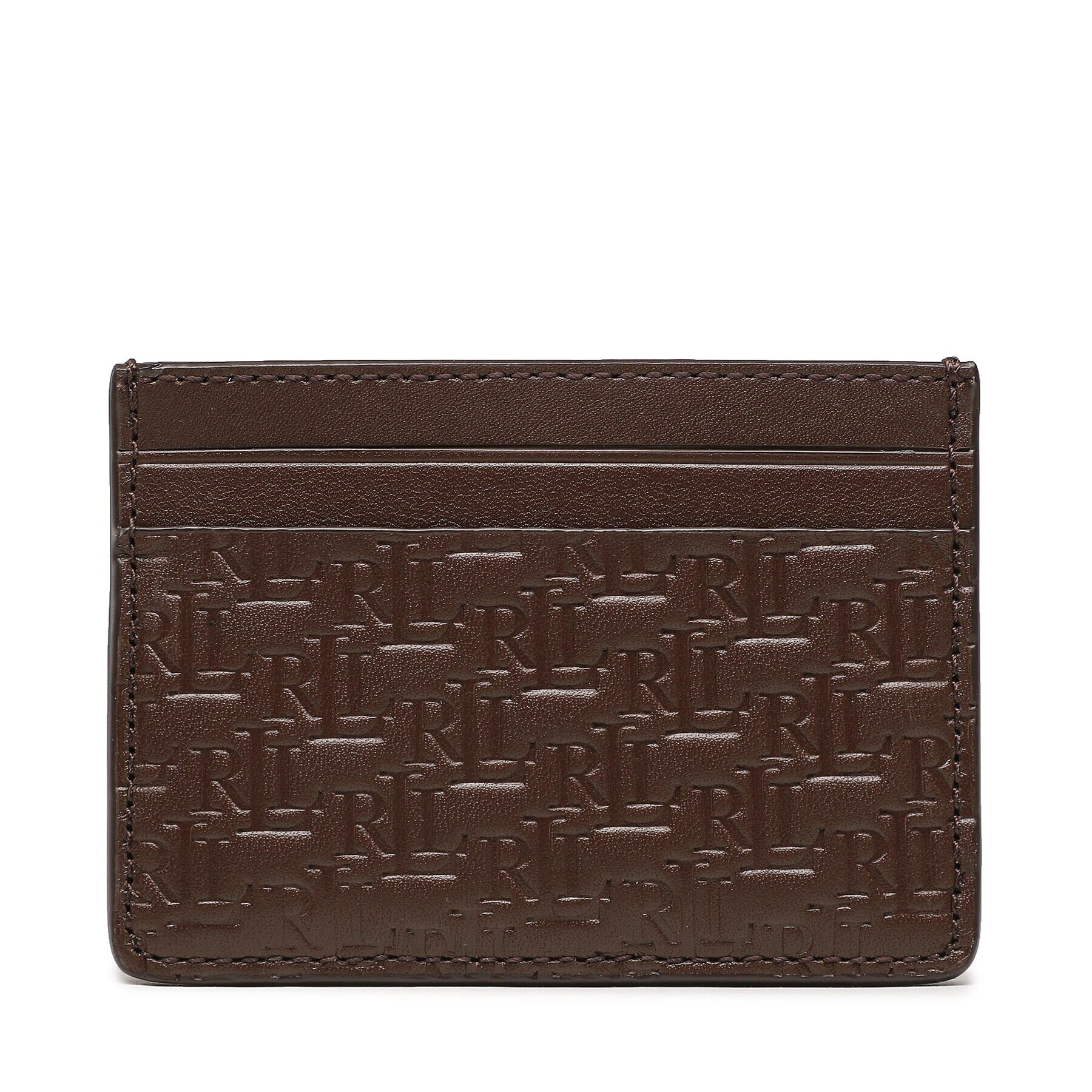 Lauren Ralph Lauren Etui pentru carduri Slim Card 432883650002 Maro - Pled.ro