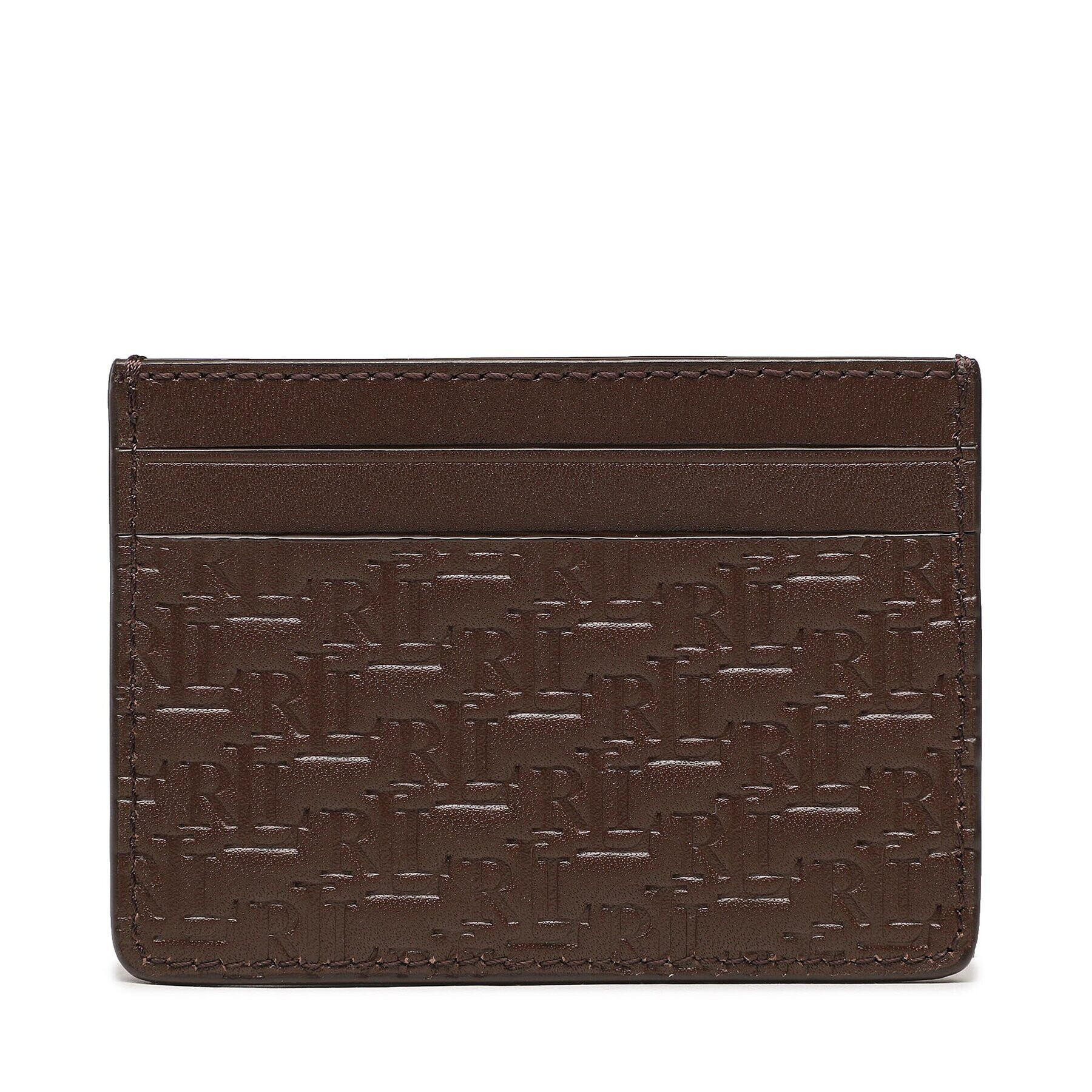 Lauren Ralph Lauren Etui pentru carduri Slim Card 432883650002 Maro - Pled.ro