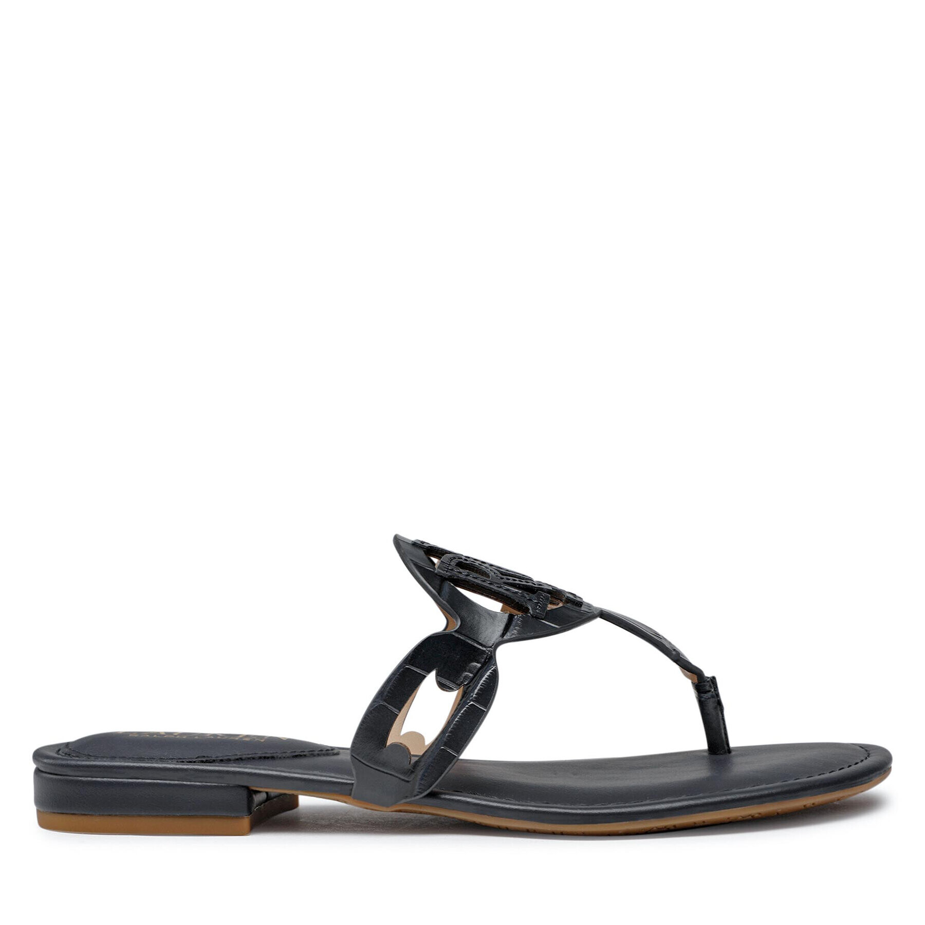 Lauren Ralph Lauren Flip flop Audrie 802824707006 Negru - Pled.ro