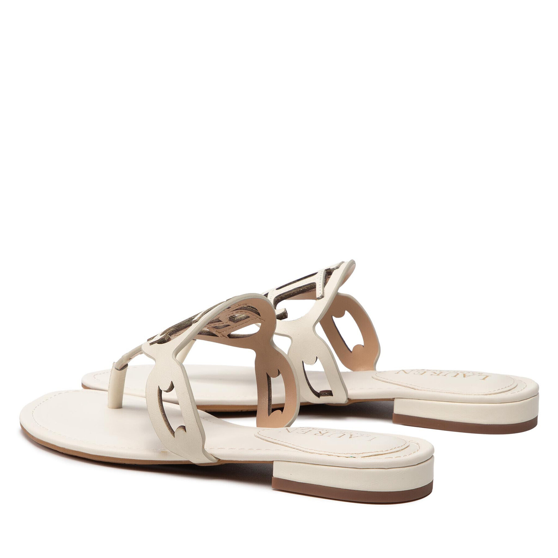 Lauren Ralph Lauren Flip flop Audrie 802838710004 Bej - Pled.ro