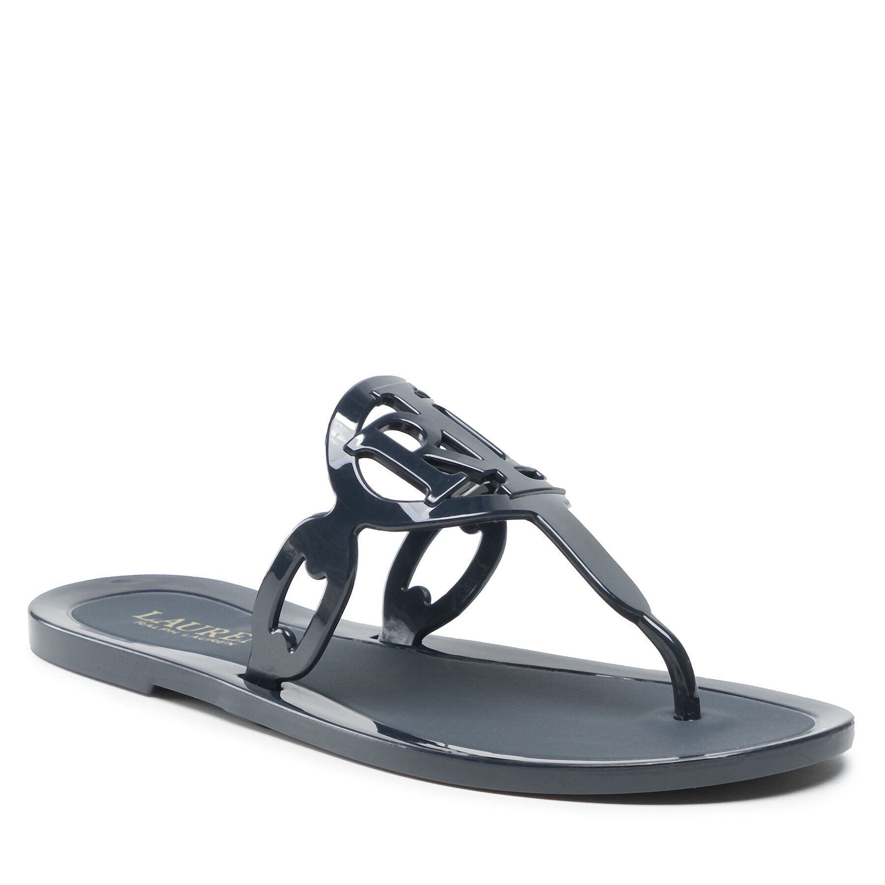 Lauren Ralph Lauren Flip flop Audrie Jelly 802860803002 Bleumarin - Pled.ro