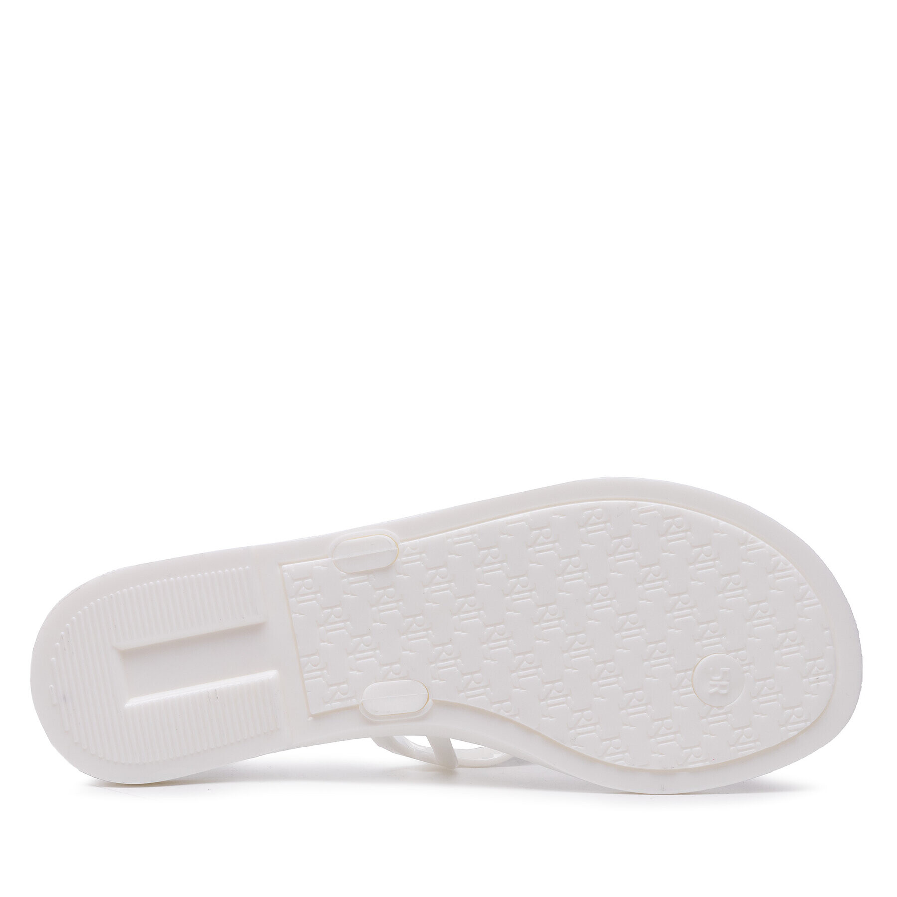 Lauren Ralph Lauren Flip flop Audrie Jelly 802860803003 Alb - Pled.ro