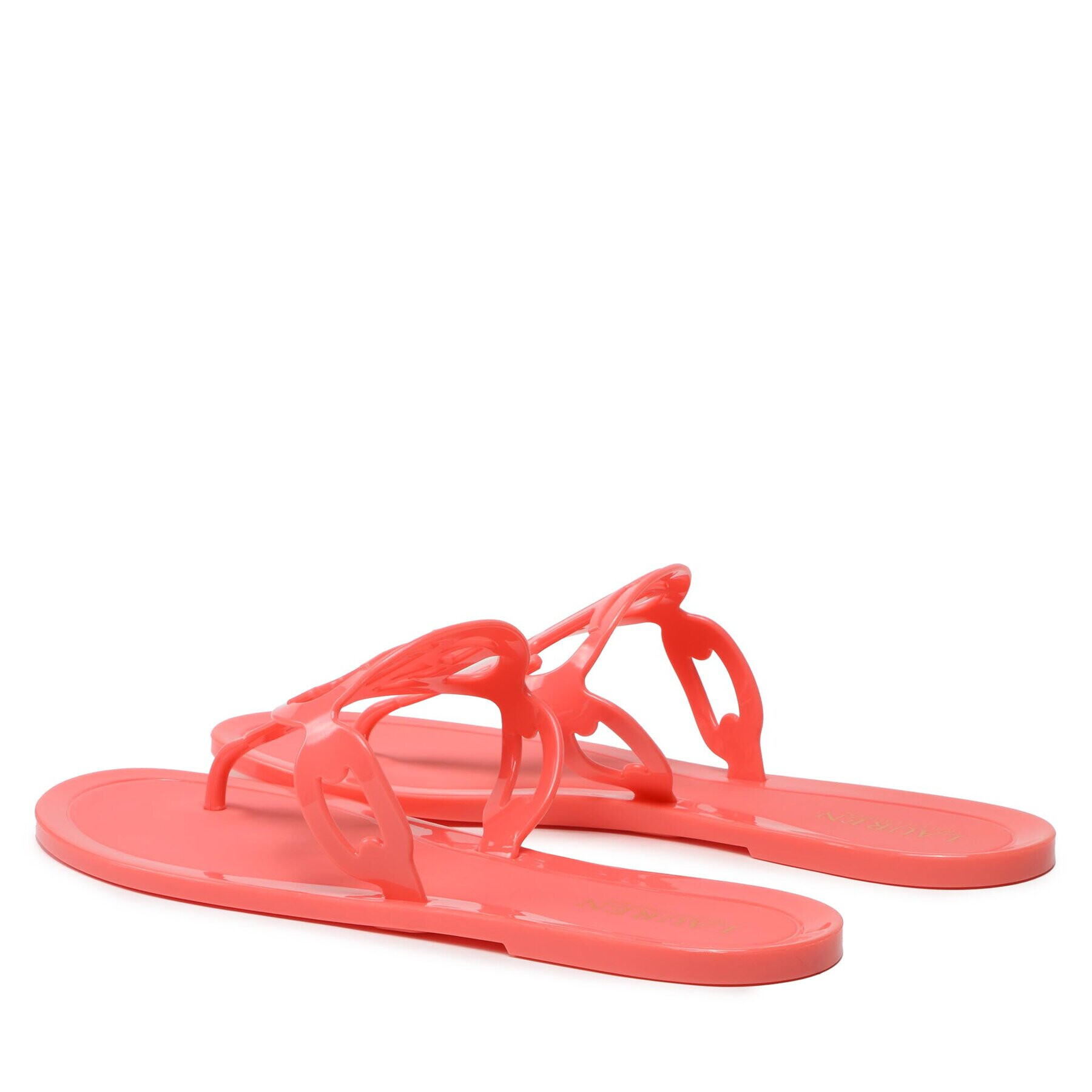 Lauren Ralph Lauren Flip flop Audrie Jelly 802860803008 Coral - Pled.ro