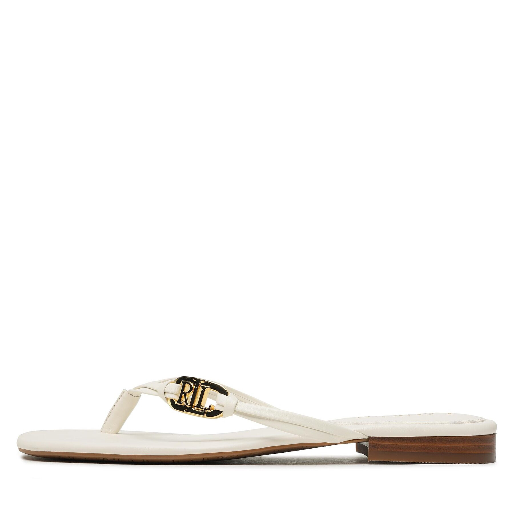 Lauren Ralph Lauren Flip flop Emalia 802896830004 Écru - Pled.ro