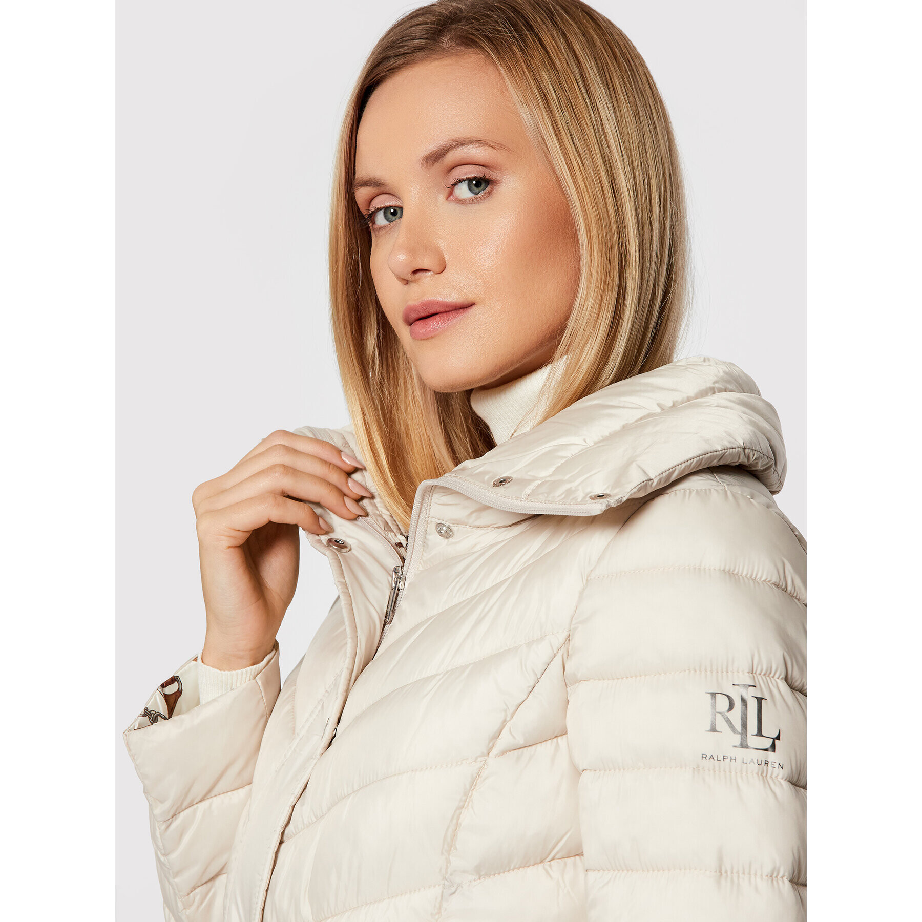 Lauren Ralph Lauren Geacă din puf 297853854001 Bej Regular Fit - Pled.ro