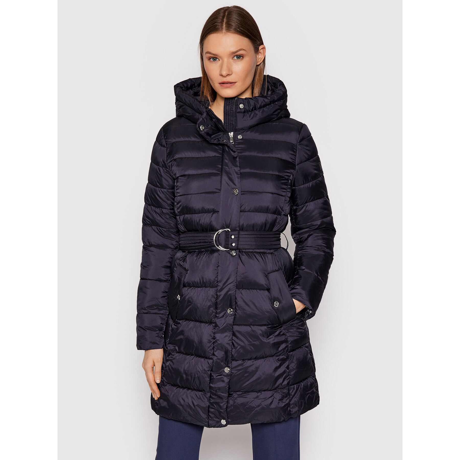 Lauren Ralph Lauren Geacă din puf 297853857001 Bleumarin Regular Fit - Pled.ro