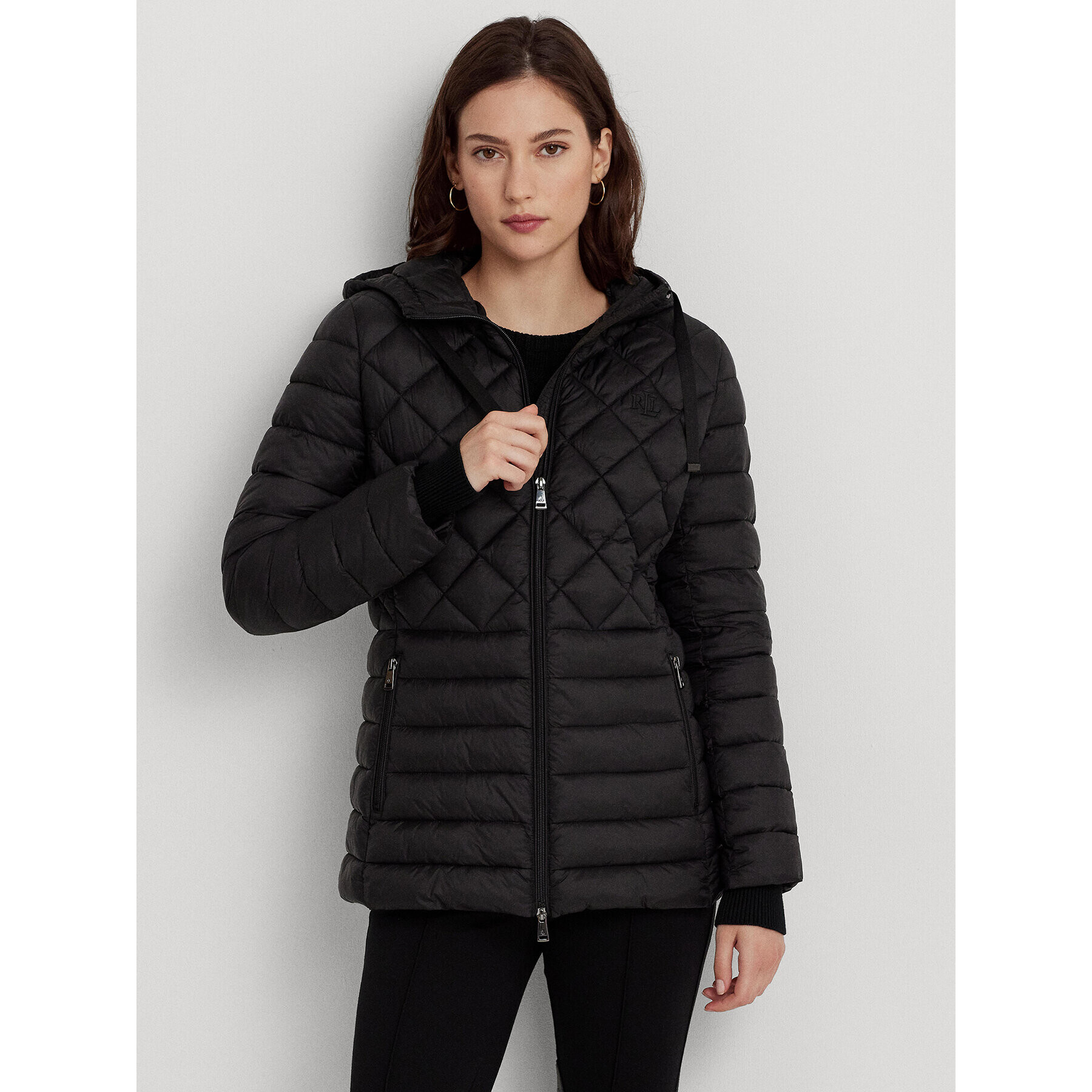 Lauren Ralph Lauren Geacă din puf 297918581003 Negru Regular Fit - Pled.ro