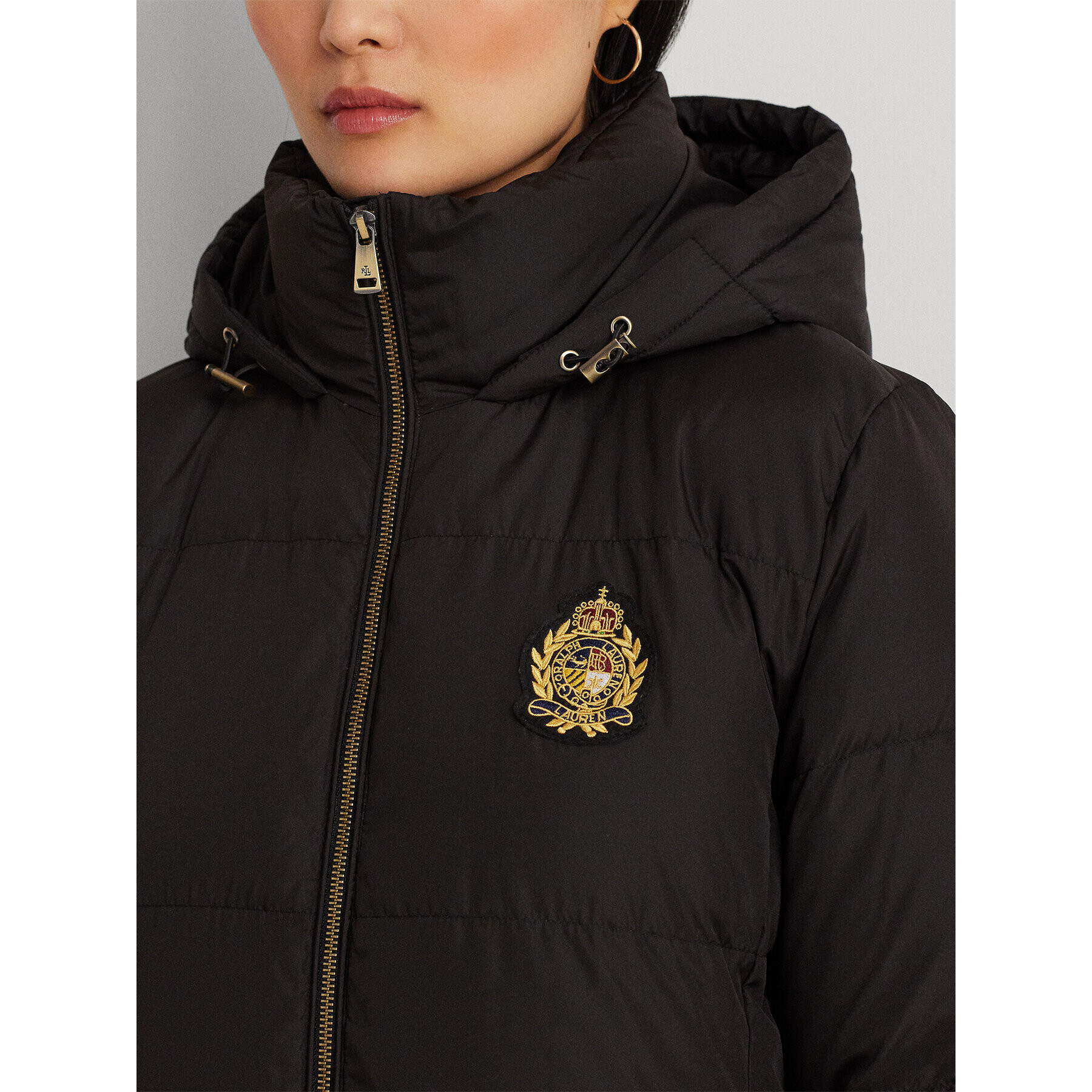 Lauren Ralph Lauren Geacă din puf 297928080001 Negru Regular Fit - Pled.ro