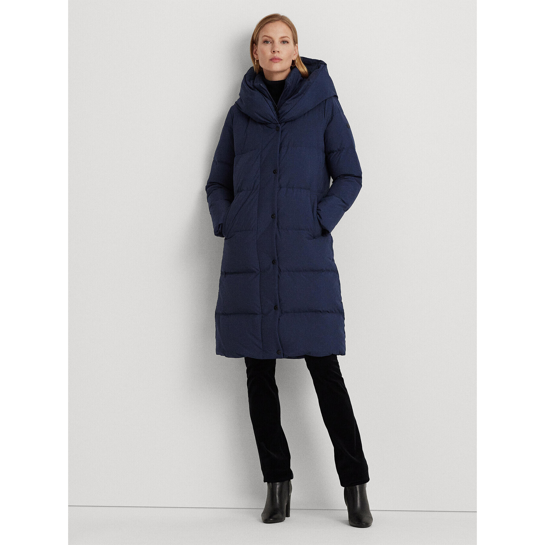 Lauren Ralph Lauren Geacă din puf 297931890002 Bleumarin Regular Fit - Pled.ro