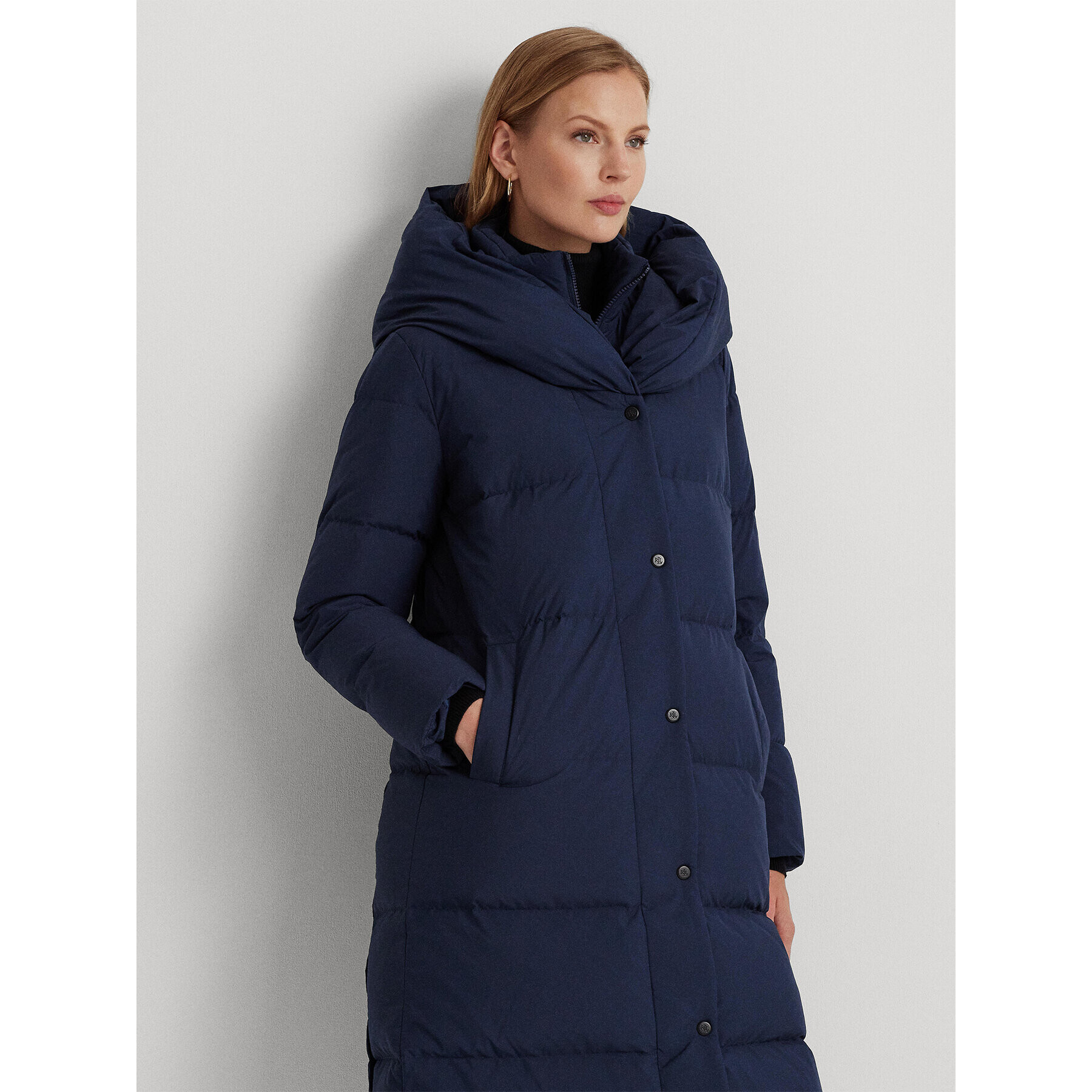 Lauren Ralph Lauren Geacă din puf 297931890002 Bleumarin Regular Fit - Pled.ro