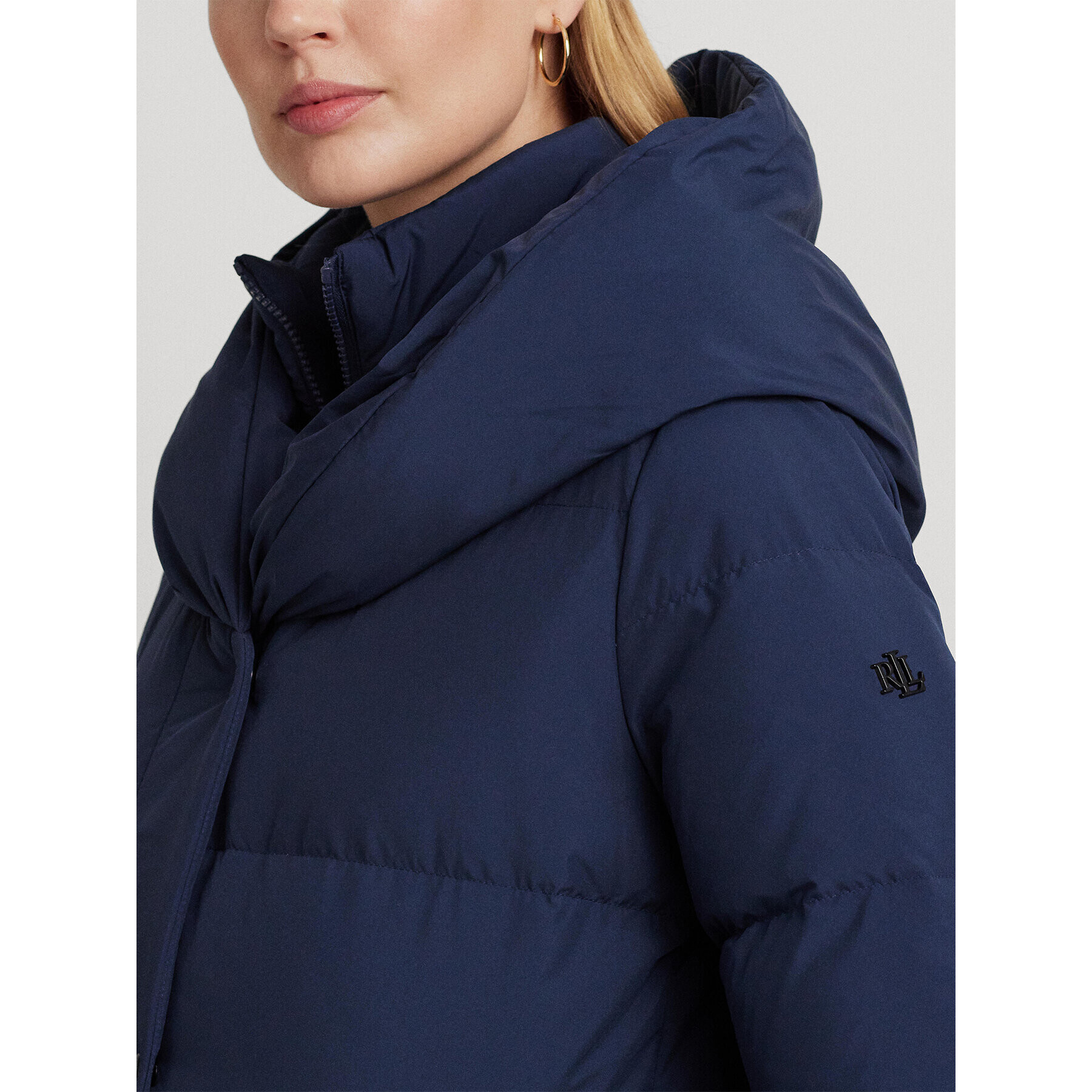 Lauren Ralph Lauren Geacă din puf 297931890002 Bleumarin Regular Fit - Pled.ro