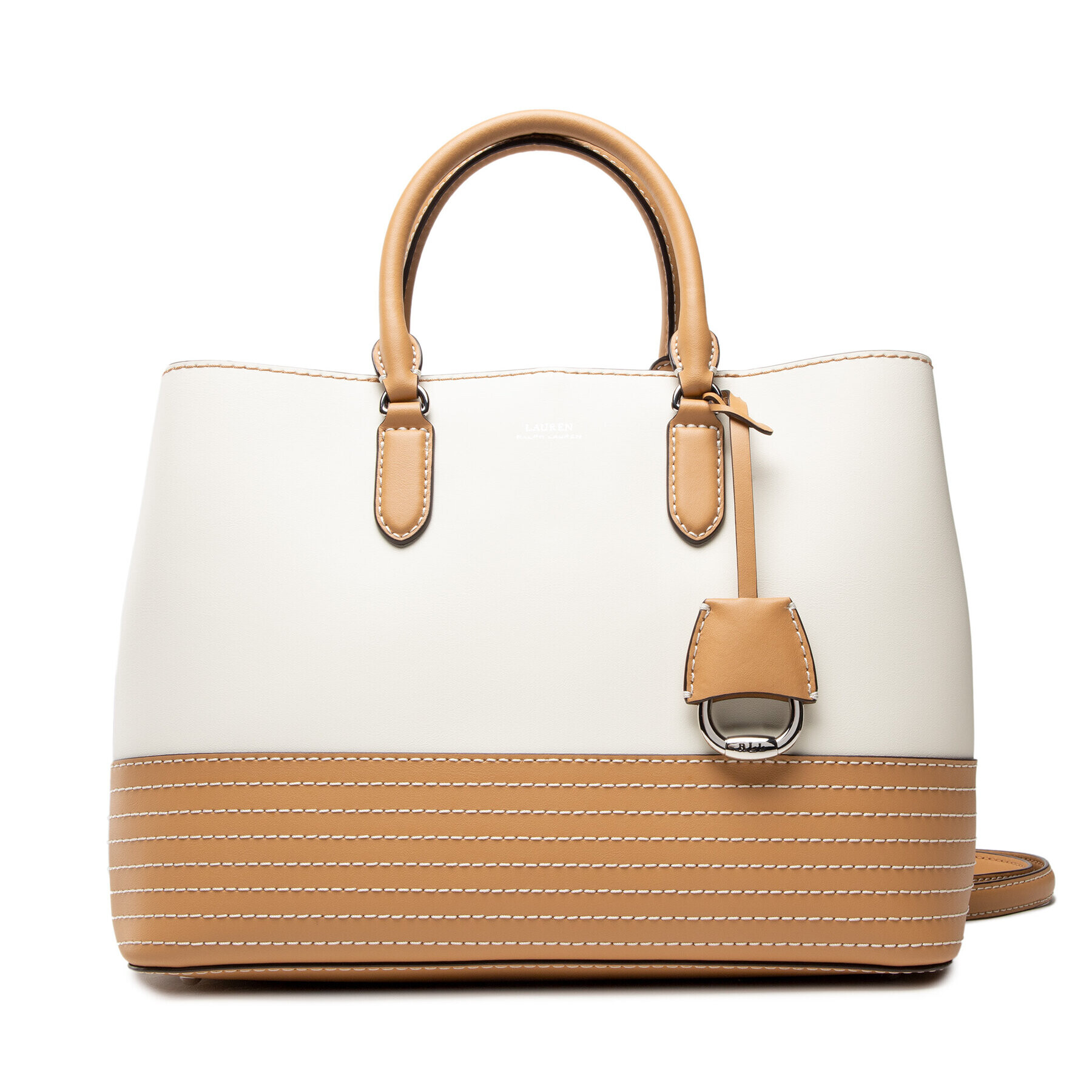 Lauren Ralph Lauren Geantă Marcy 431852904003 Bej - Pled.ro