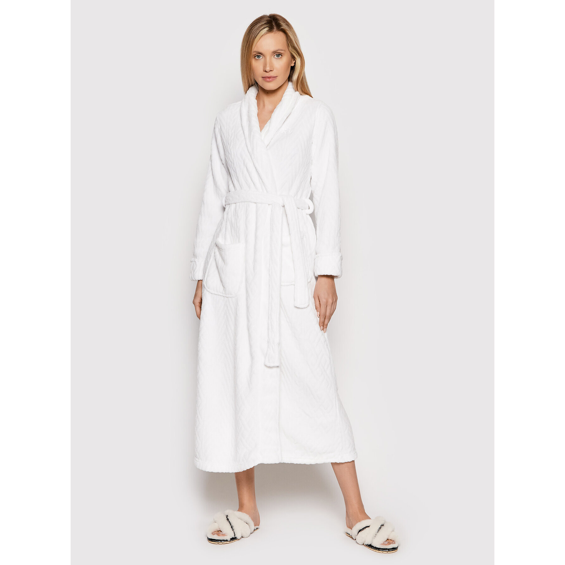 Lauren Ralph Lauren Halat ILN52111F Alb - Pled.ro