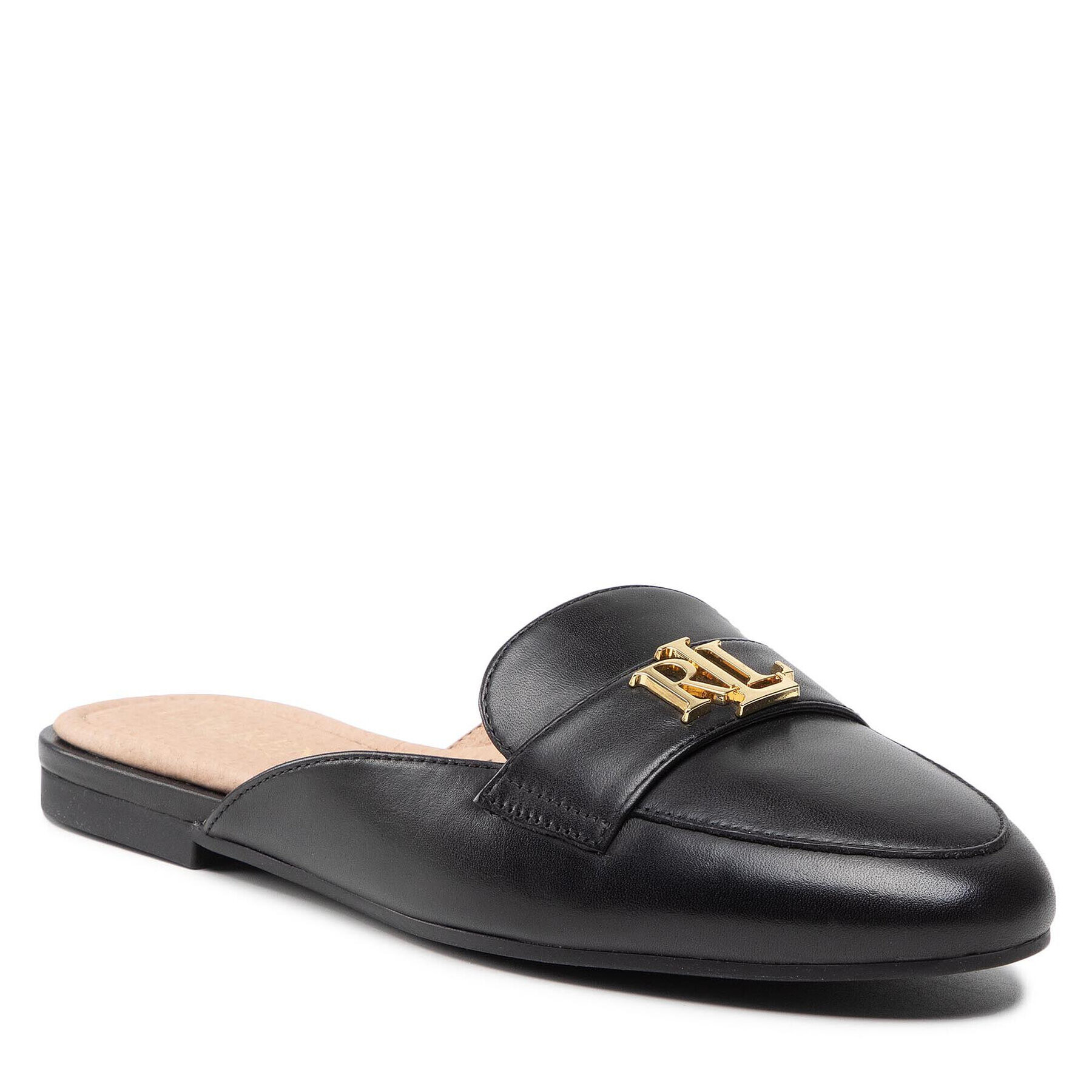 Lauren Ralph Lauren Șlapi Alli 802838405001 Negru - Pled.ro