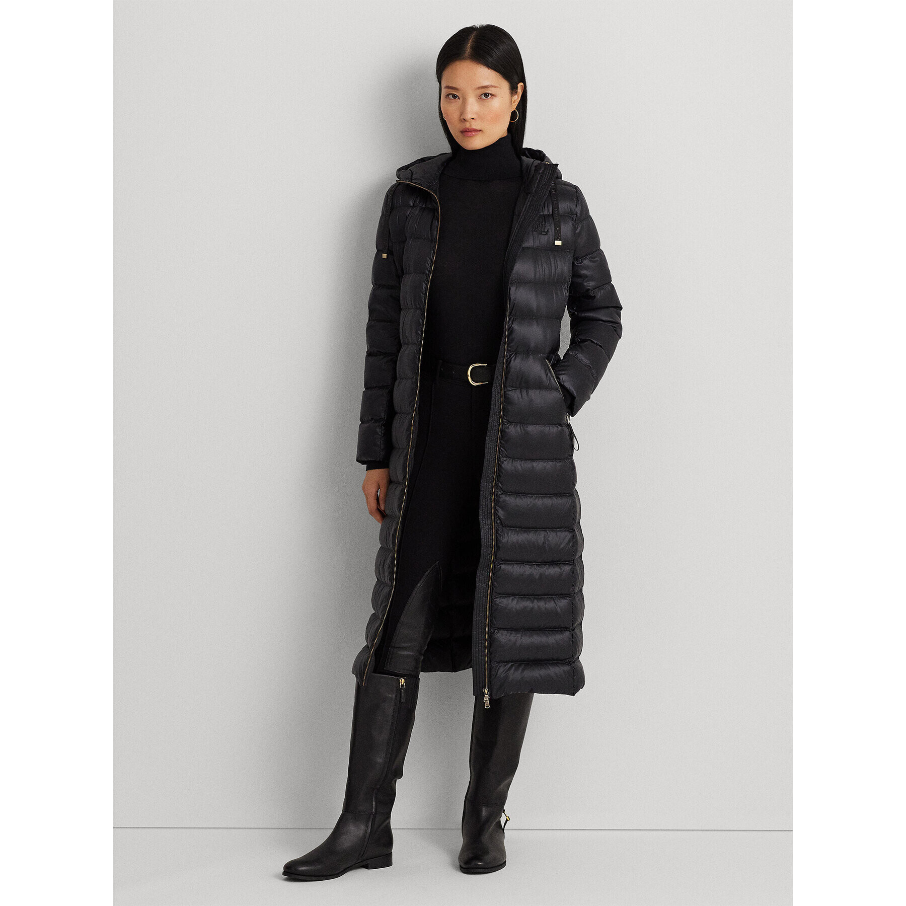 Lauren Ralph Lauren Palton de iarnă 297928063001 Negru Regular Fit - Pled.ro