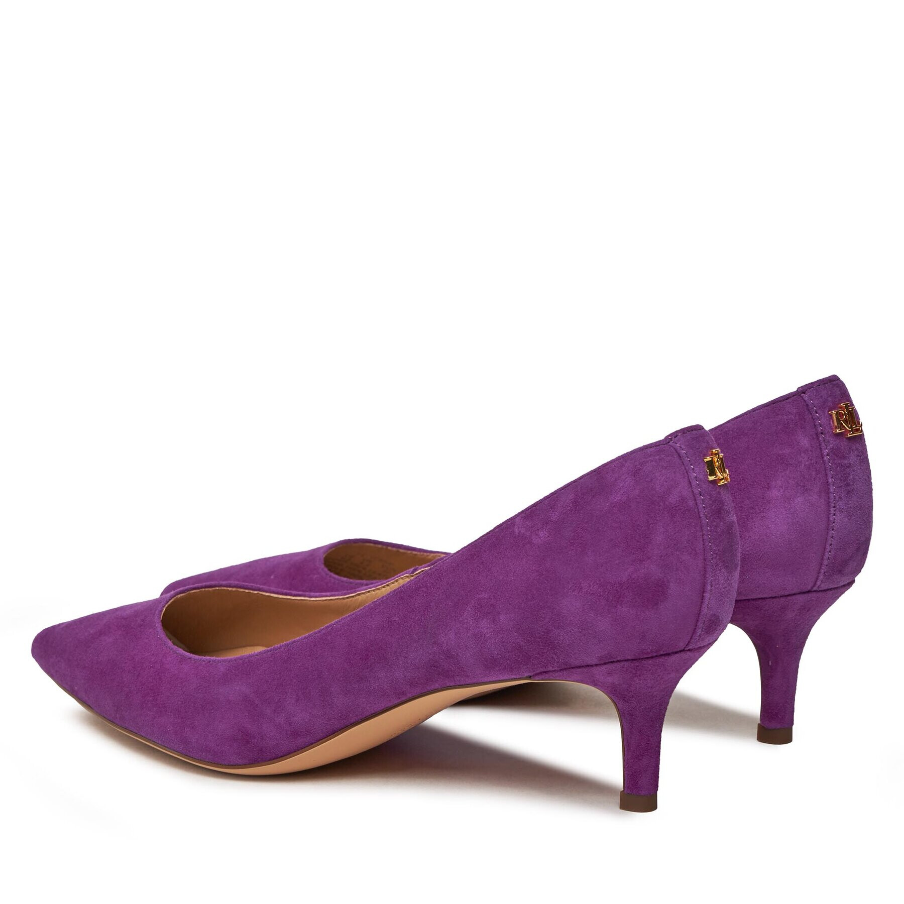 Lauren Ralph Lauren Pantofi cu toc subțire 802755524008 Violet - Pled.ro