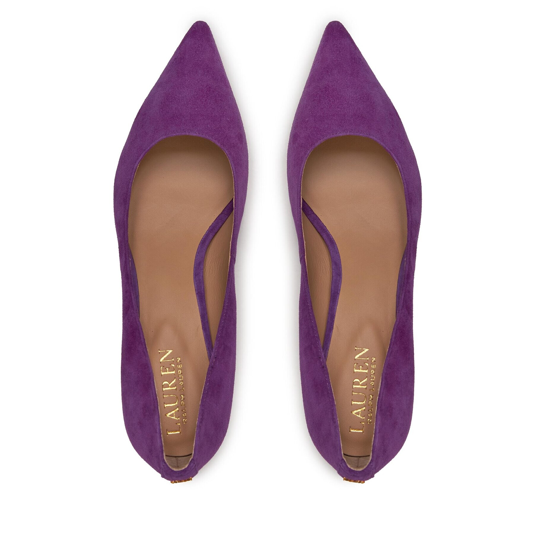 Lauren Ralph Lauren Pantofi cu toc subțire 802755524008 Violet - Pled.ro