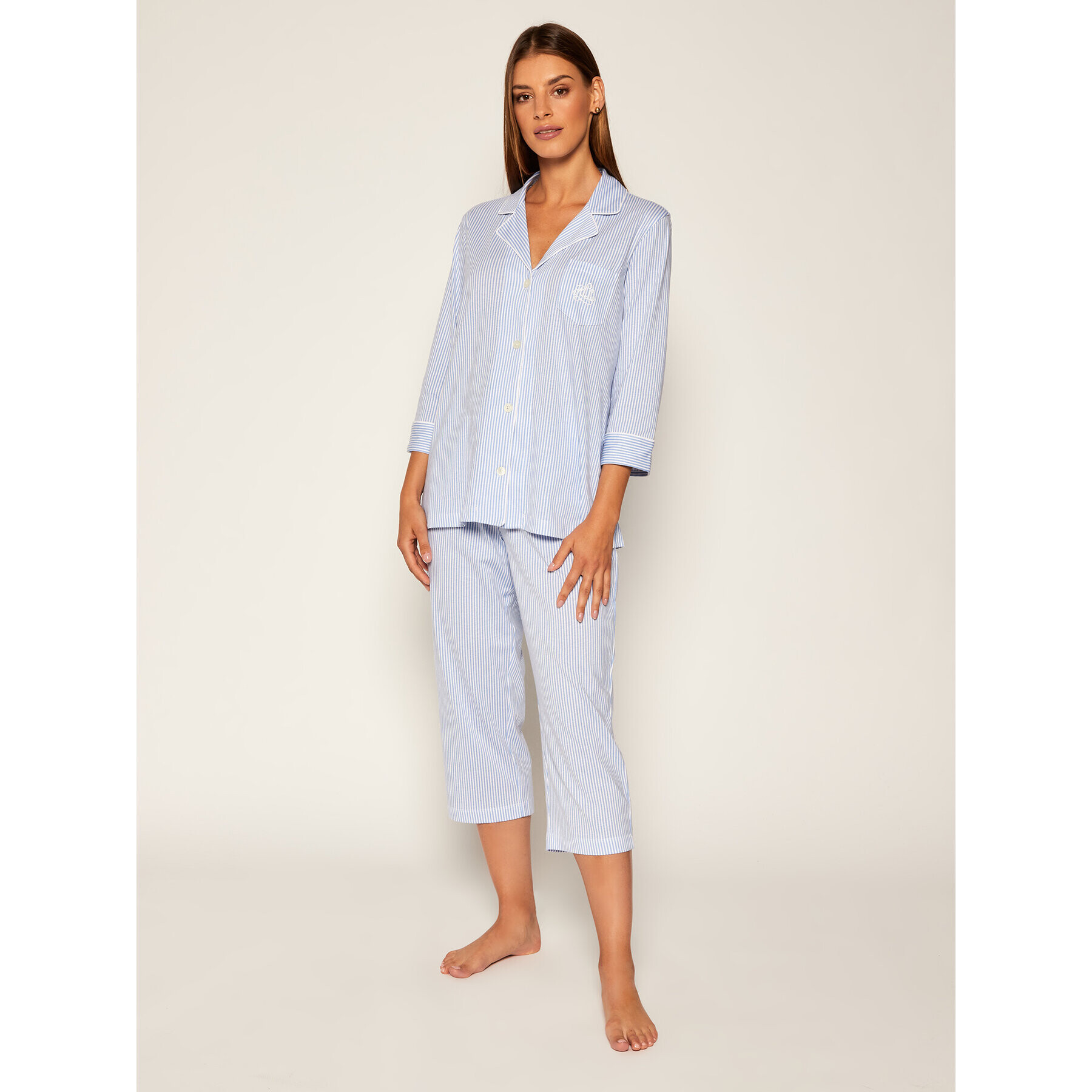 Lauren Ralph Lauren Pijama I819702 Albastru - Pled.ro