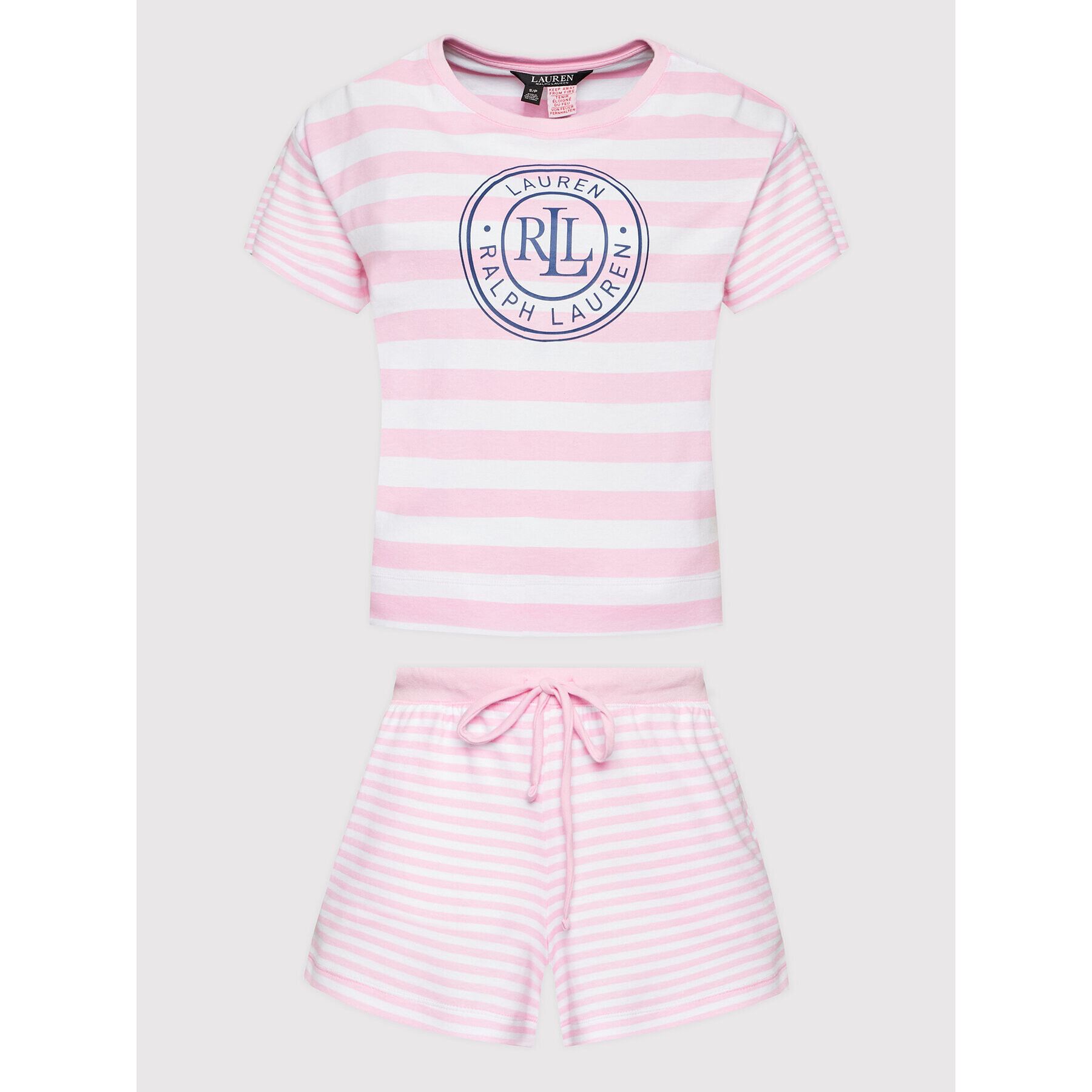 Lauren Ralph Lauren Pijama ILN12183 Roz Regular Fit - Pled.ro