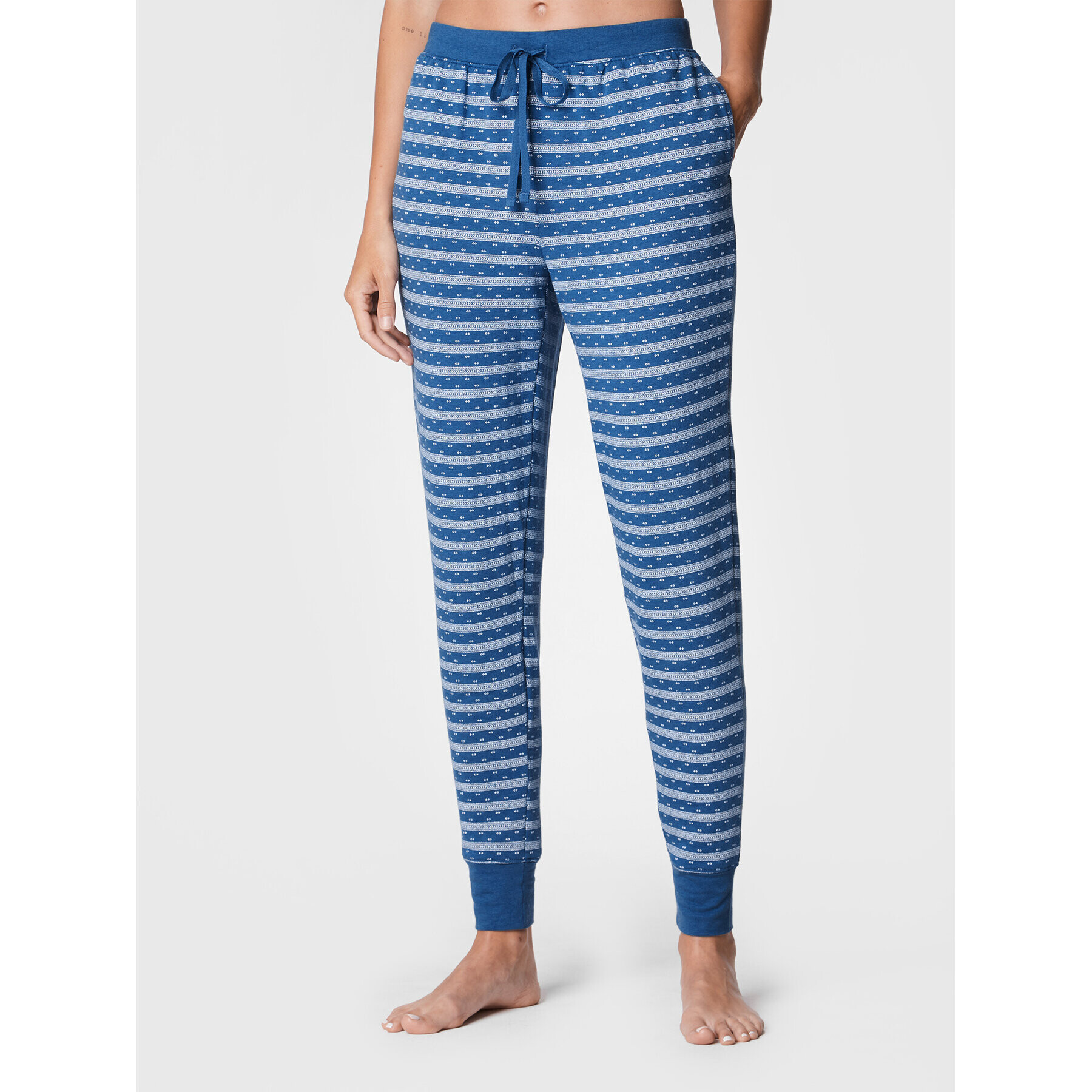 Lauren Ralph Lauren Pijama ILN72192 Albastru Regular Fit - Pled.ro