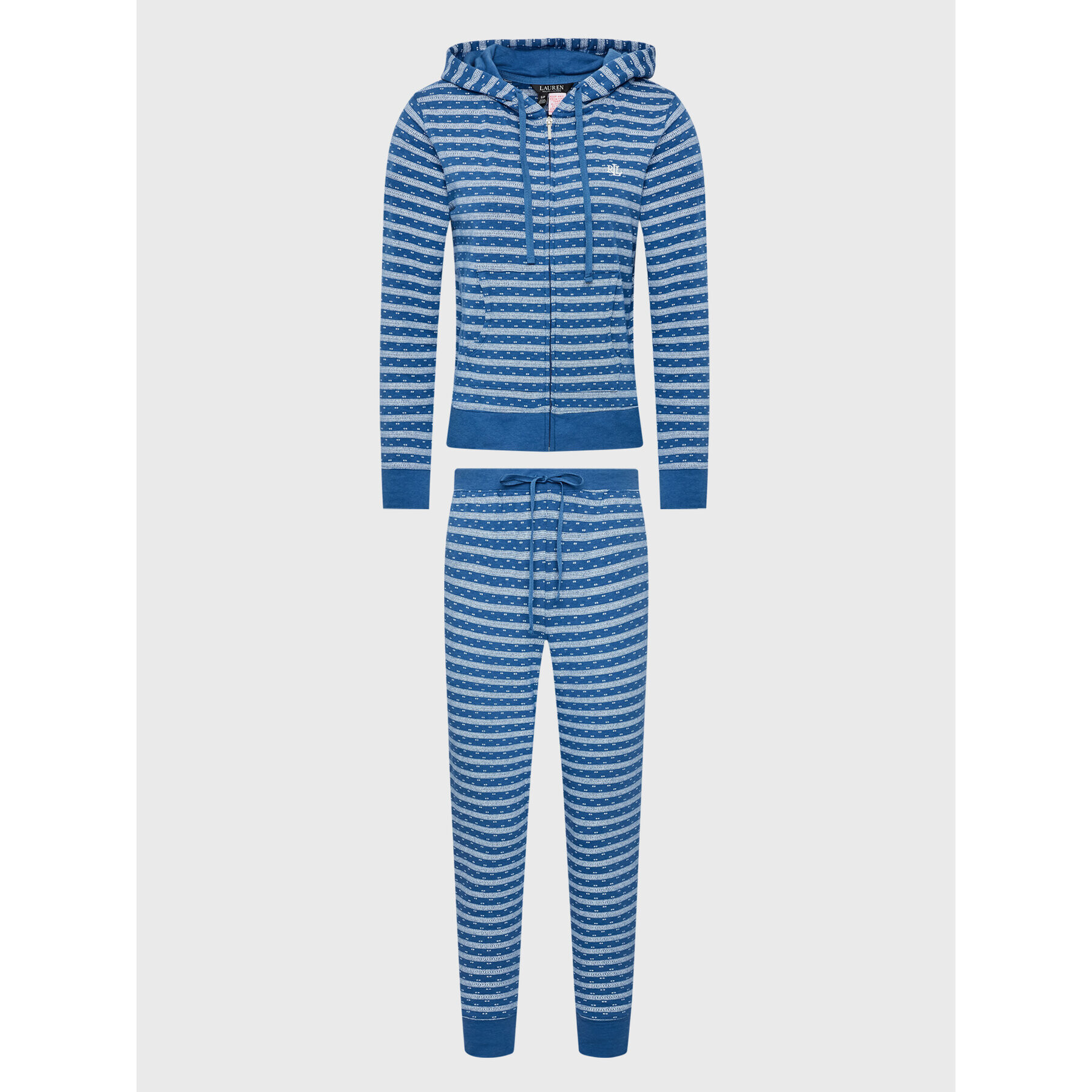 Lauren Ralph Lauren Pijama ILN72192 Albastru Regular Fit - Pled.ro