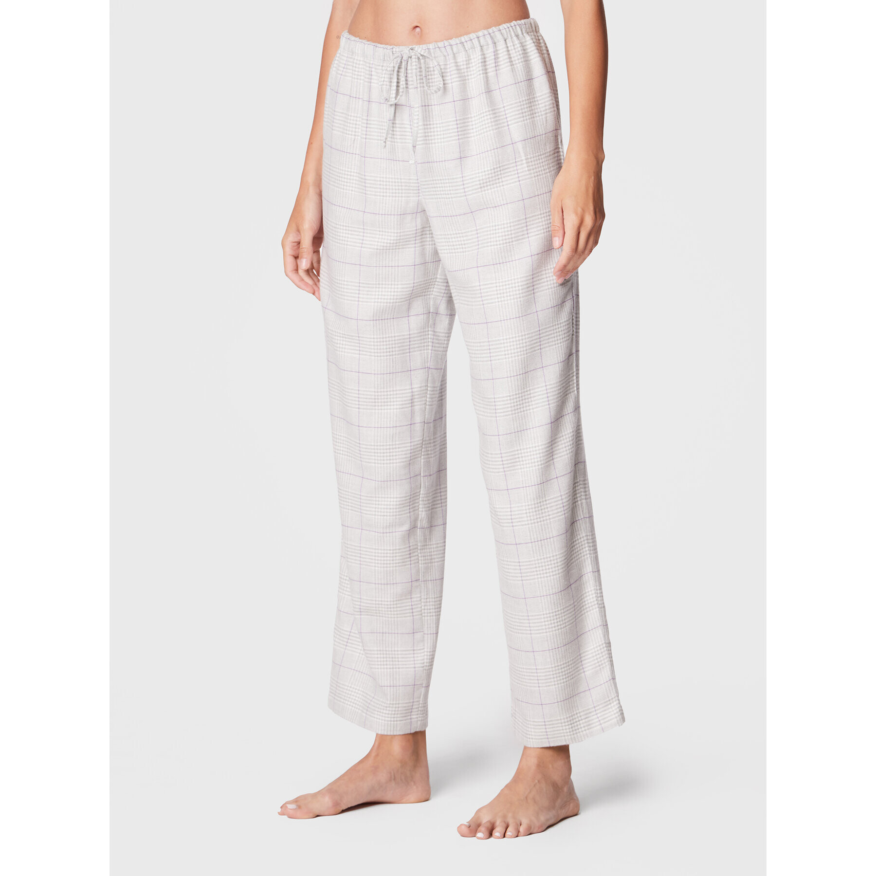 Lauren Ralph Lauren Pijama ILN72195 Gri Regular Fit - Pled.ro