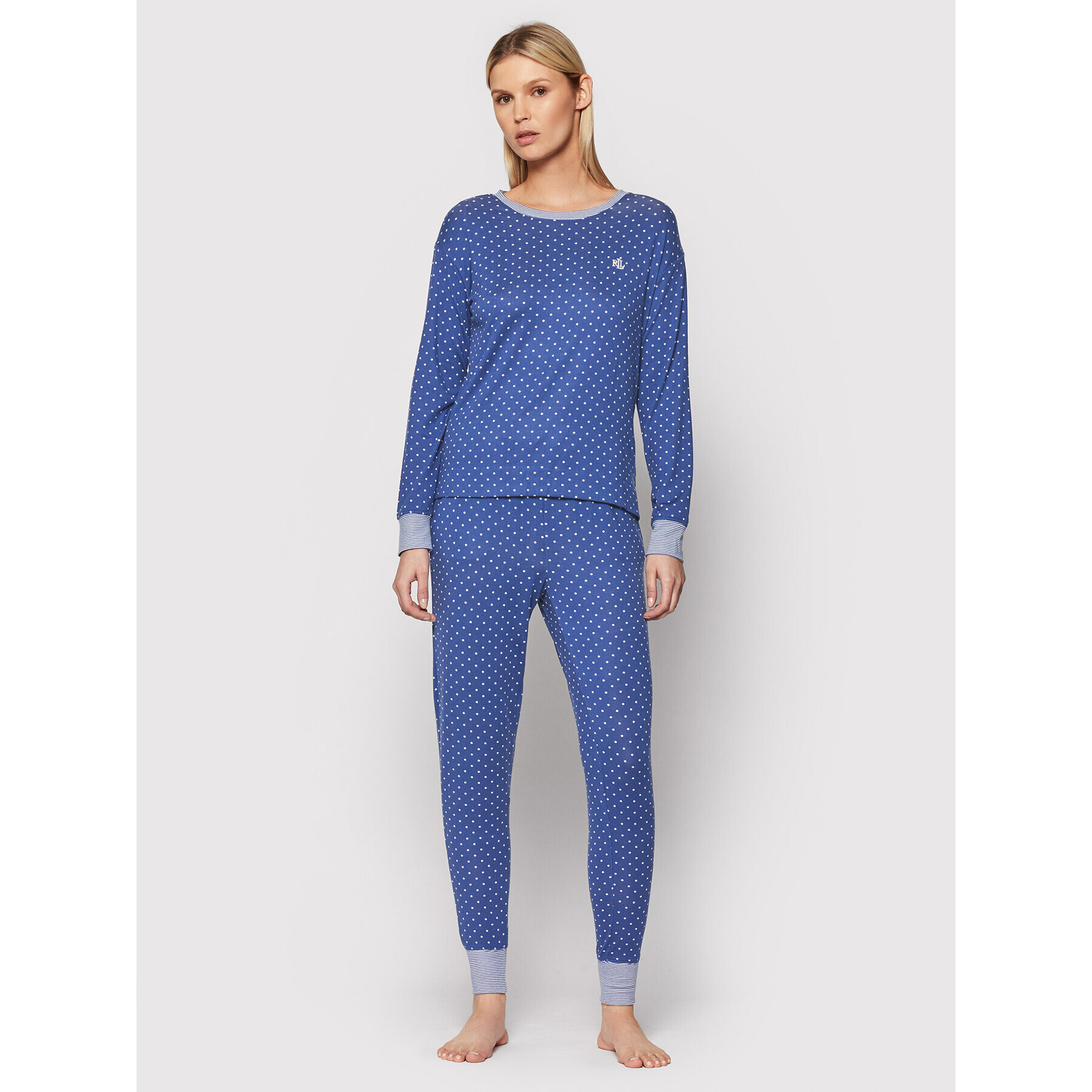 Lauren Ralph Lauren Pijama ILN92110 Albastru - Pled.ro