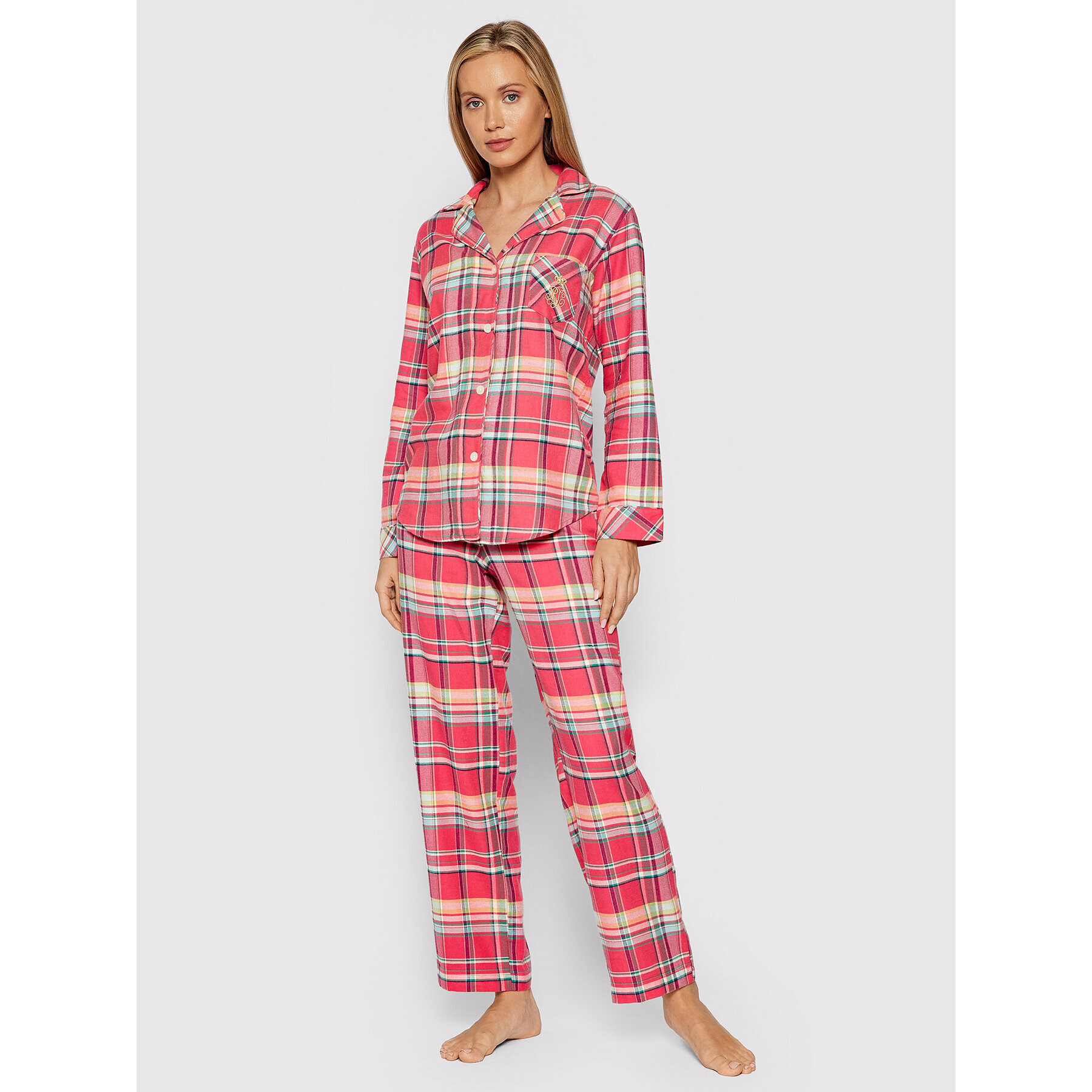 Lauren Ralph Lauren Pijama ILN92122 Roz - Pled.ro