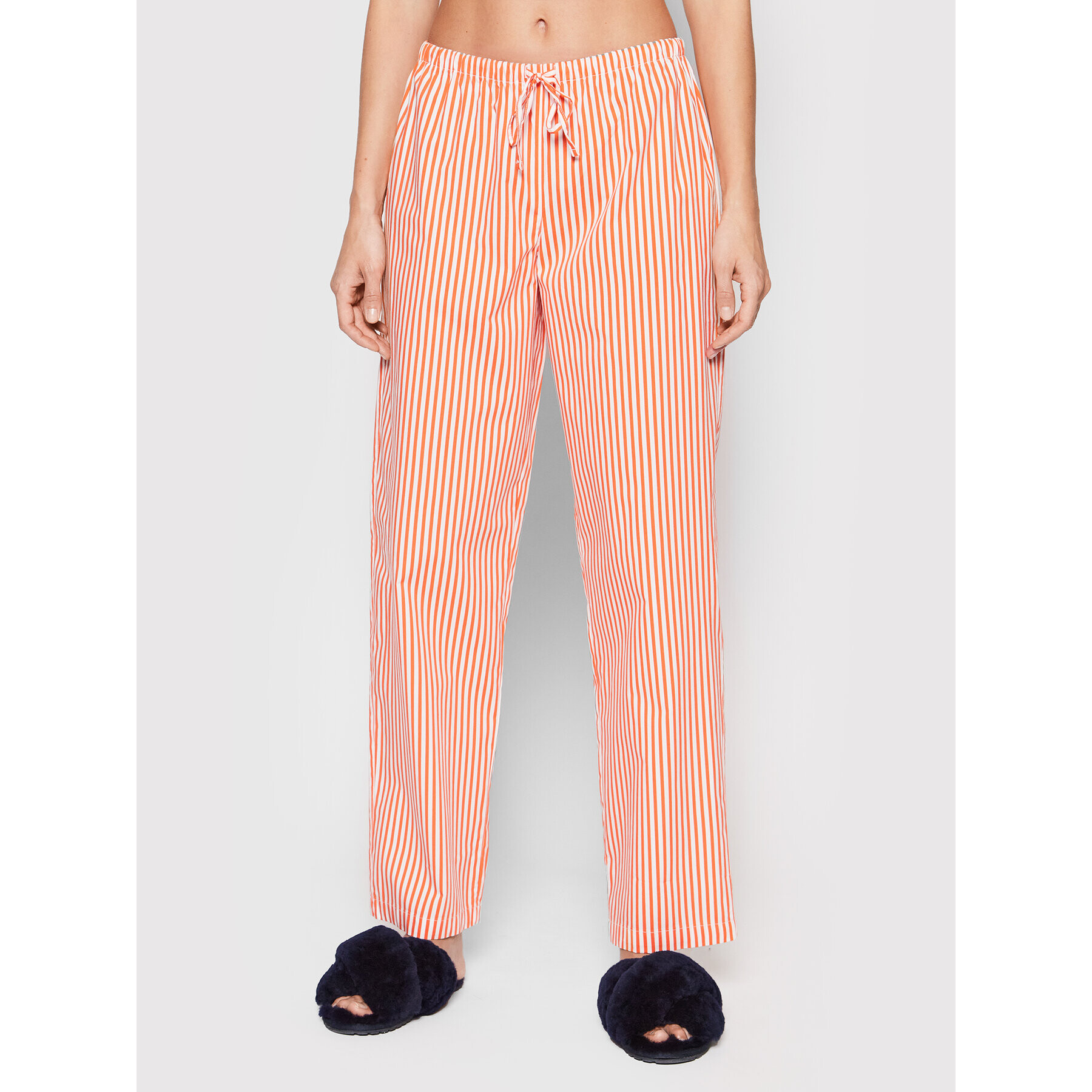 Lauren Ralph Lauren Pijama ILN92152 Portocaliu Regular Fit - Pled.ro