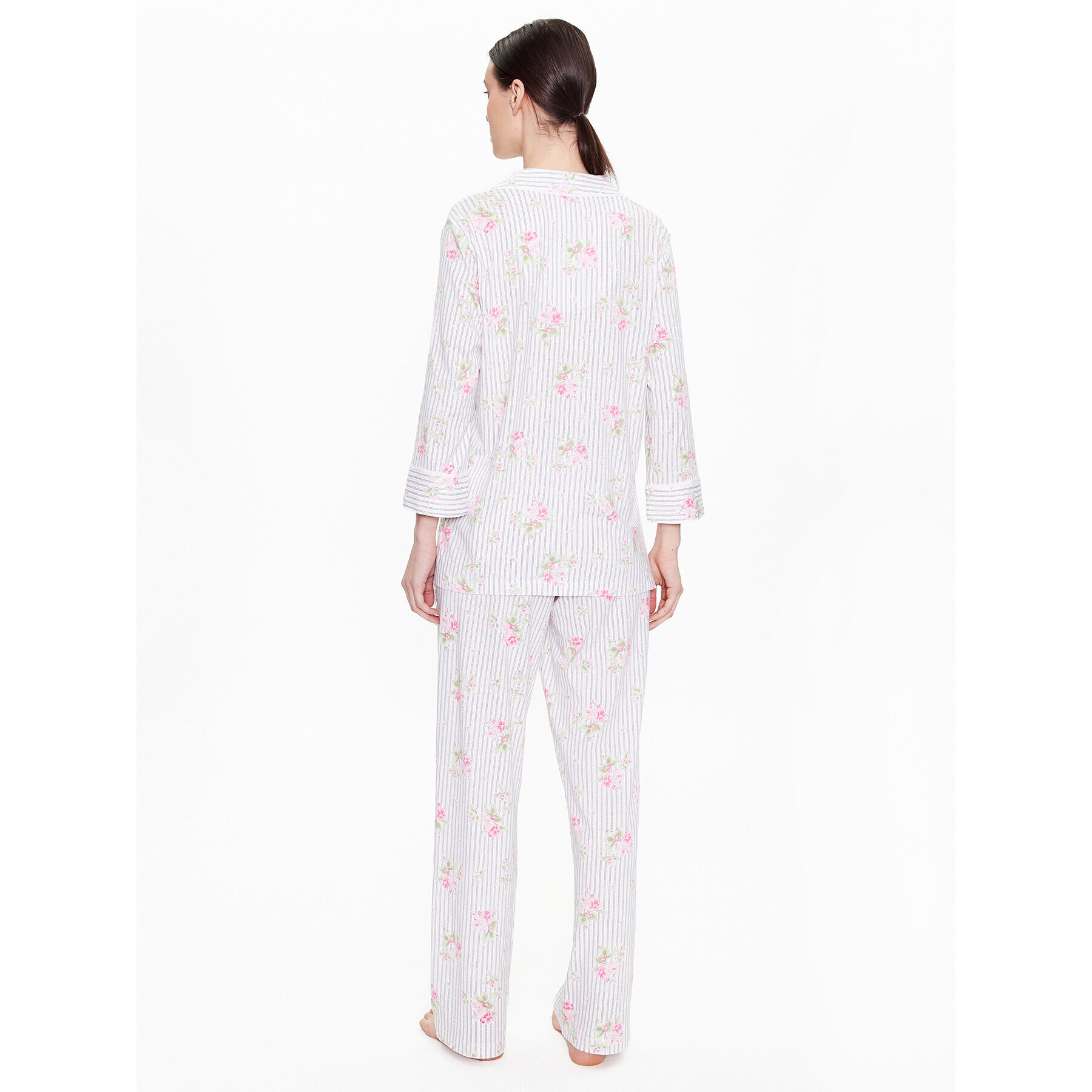 Lauren Ralph Lauren Pijama ILN92230 Alb Regular Fit - Pled.ro