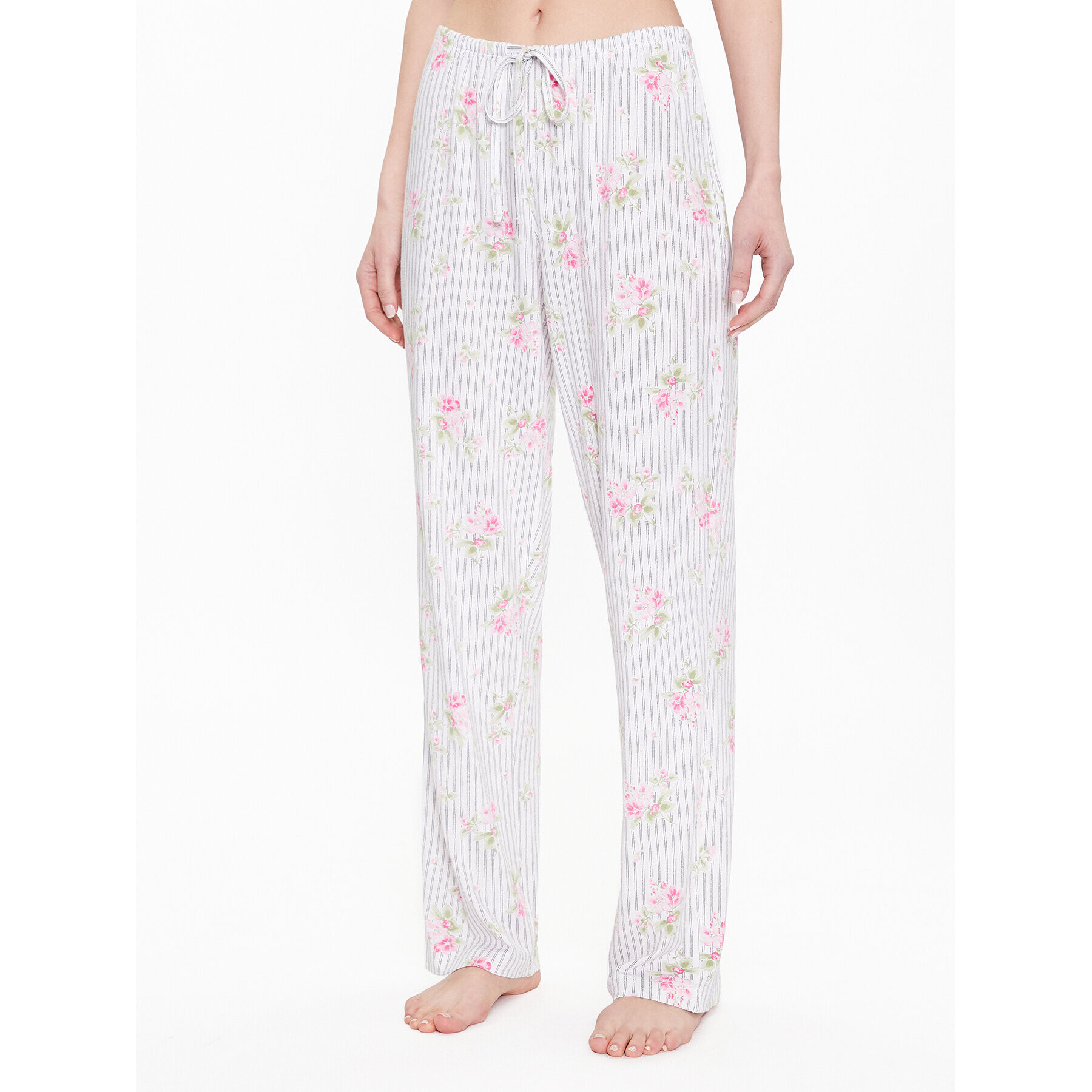 Lauren Ralph Lauren Pijama ILN92230 Alb Regular Fit - Pled.ro