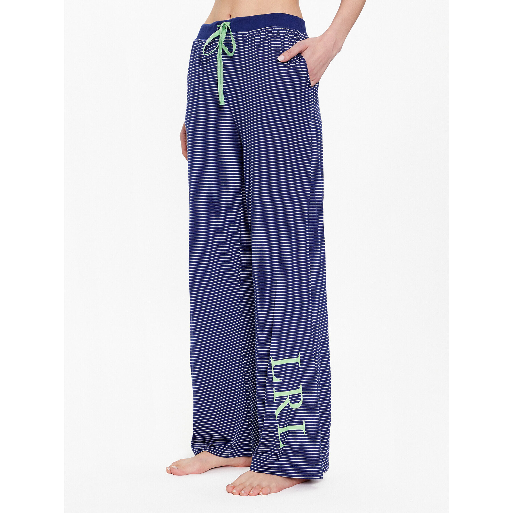 Lauren Ralph Lauren Pijama ILN92240 Bleumarin Regular Fit - Pled.ro