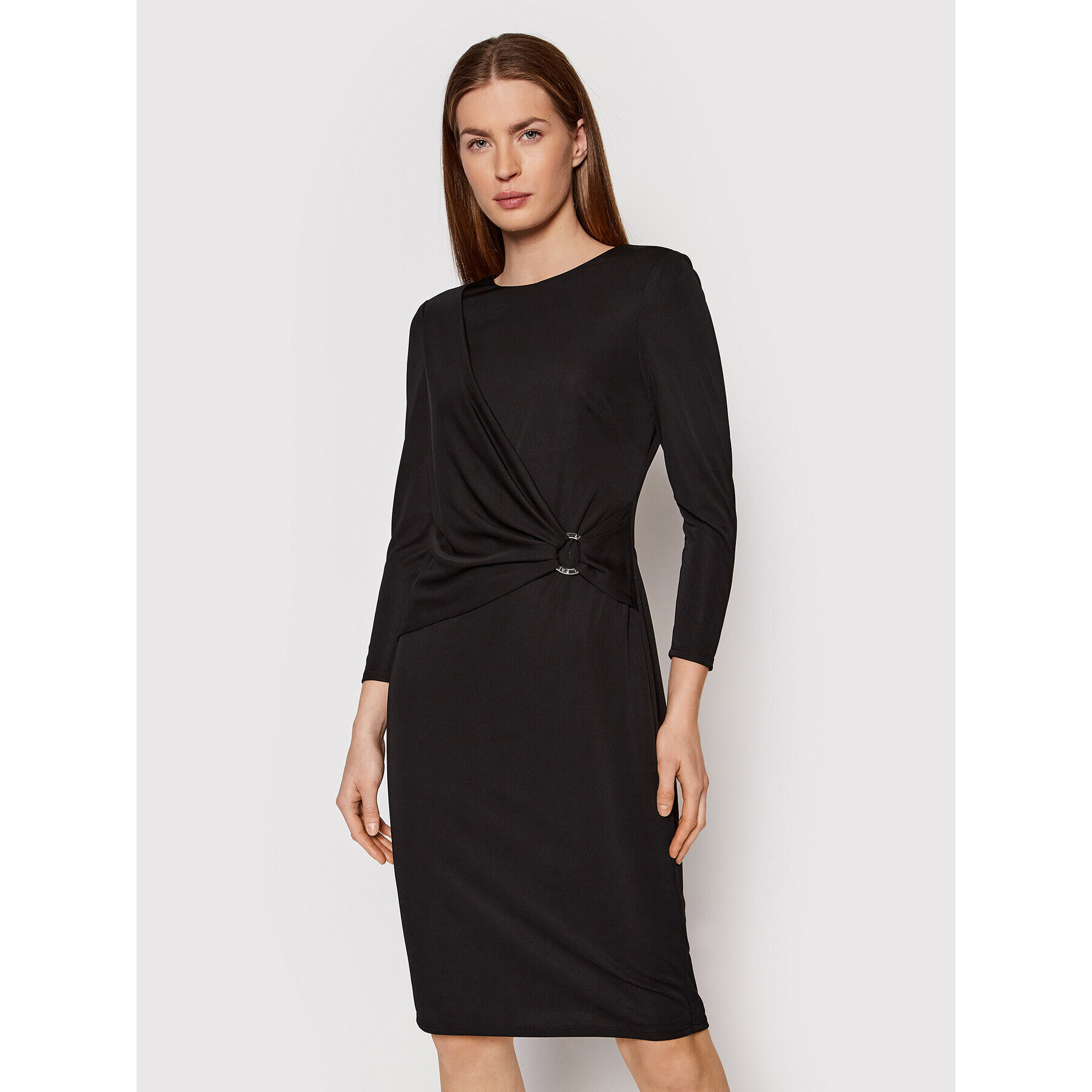 Lauren Ralph Lauren Rochie cocktail 250855112001 Negru Slim Fit - Pled.ro