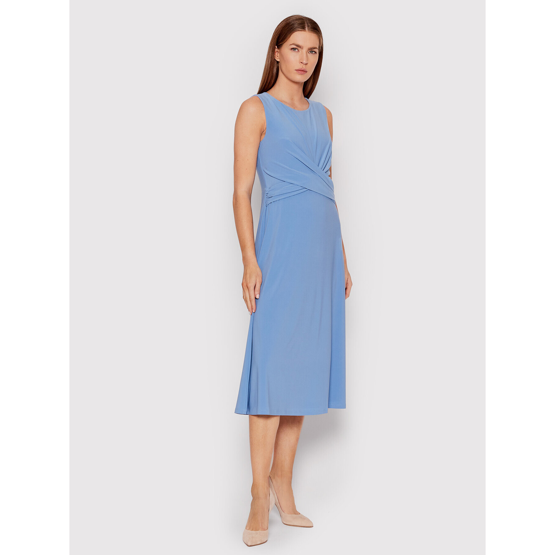 Lauren Ralph Lauren Rochie cocktail 250861684002 Albastru Slim Fit - Pled.ro