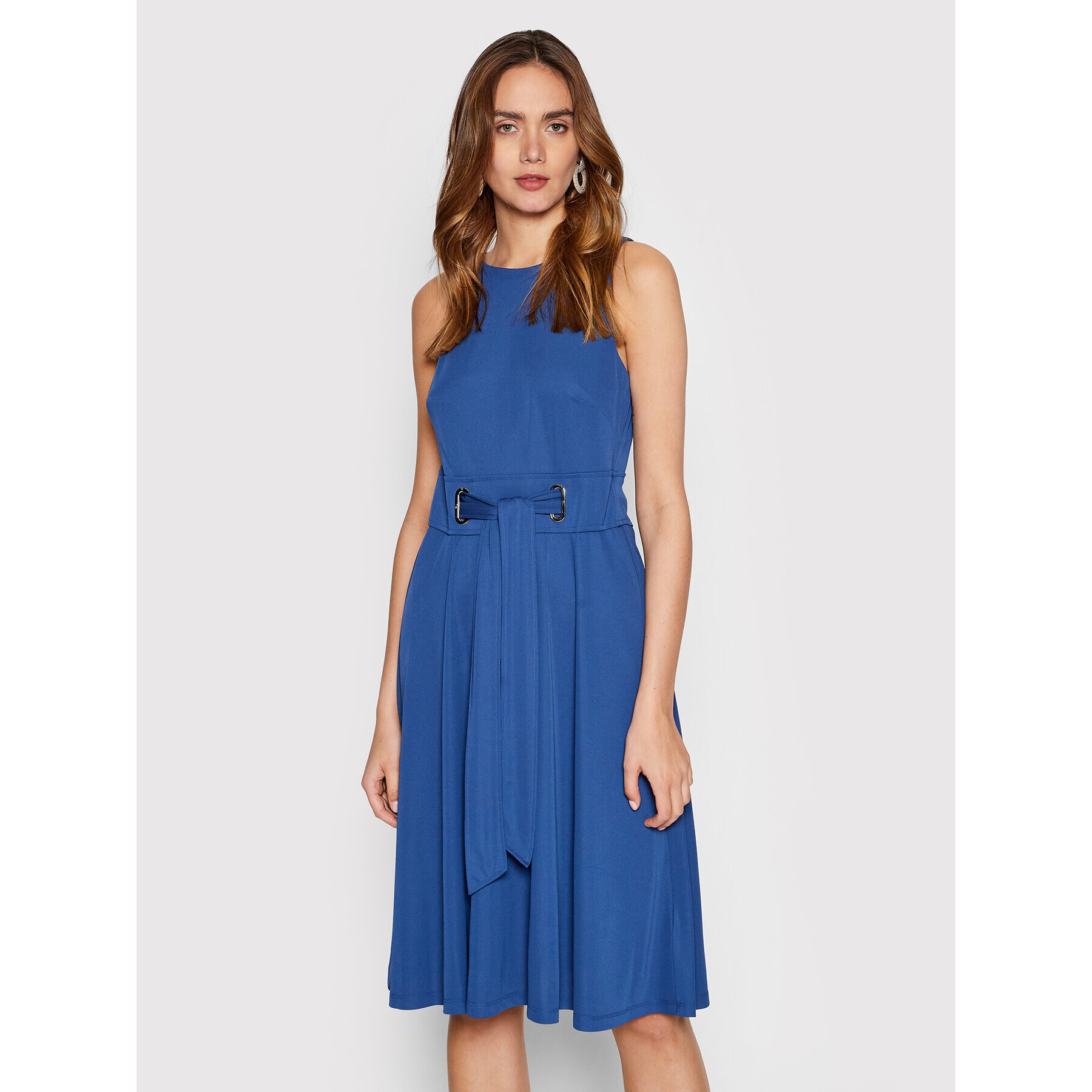 Lauren Ralph Lauren Rochie cocktail 250873708001 Bleumarin Regular Fit - Pled.ro