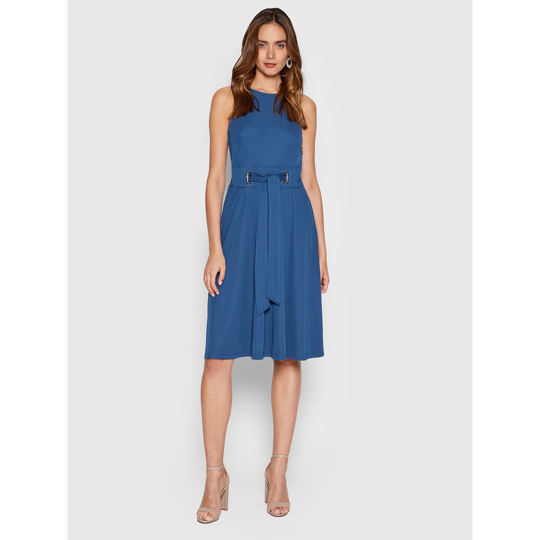 Lauren Ralph Lauren Rochie cocktail 250873708001 Bleumarin Regular Fit - Pled.ro